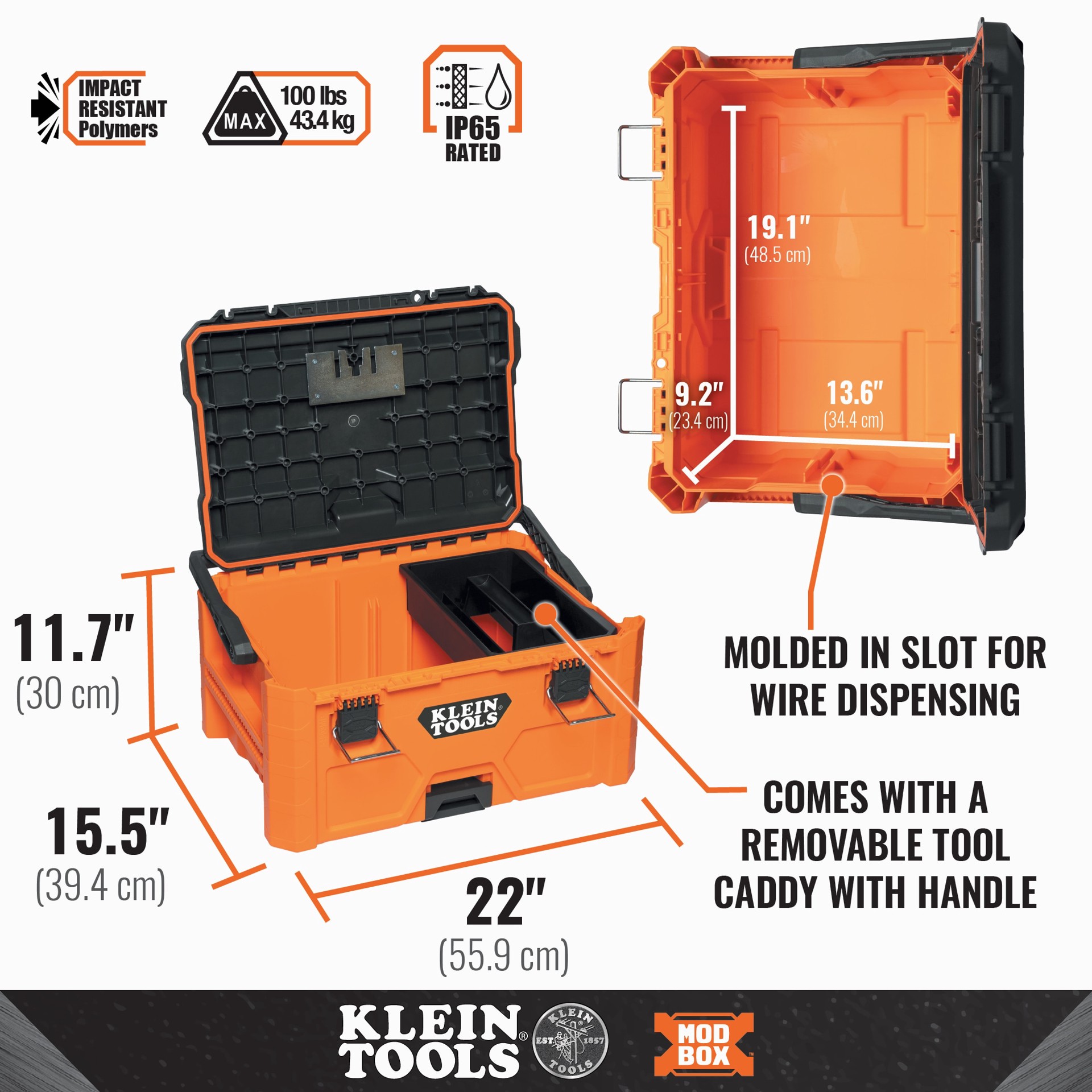 slide 6 of 6, Klein Tools MODbox Medium Toolbox, 1 ct
