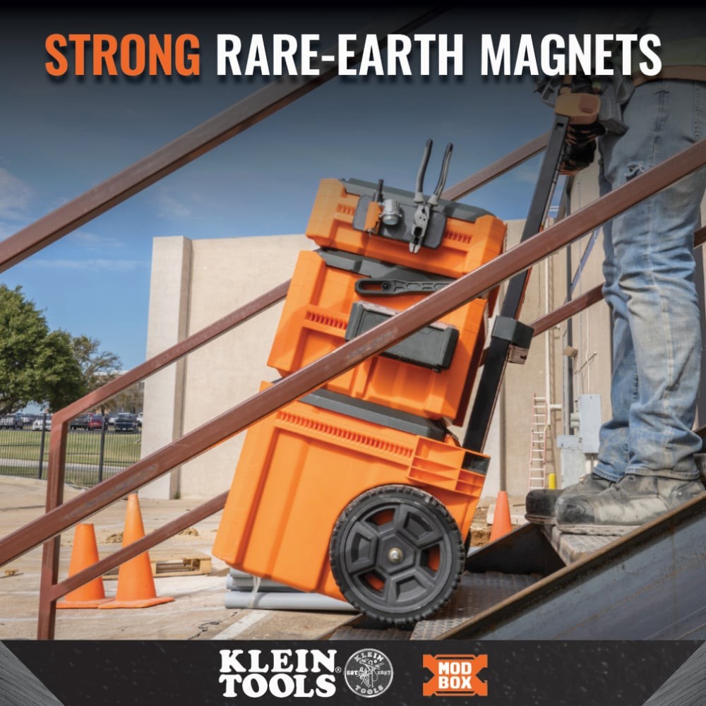 slide 2 of 6, Klein Tools MODbox Magnetic Strip Rail Attachment, 1 ct