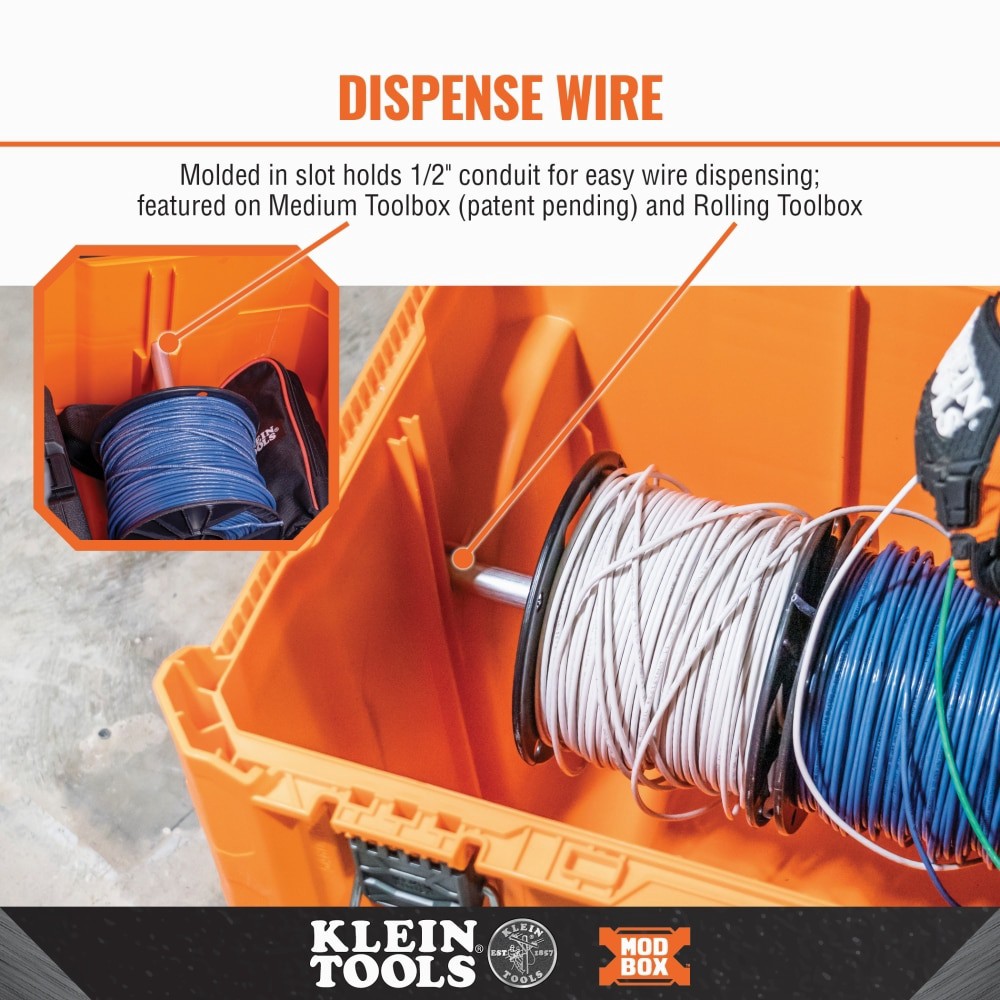 slide 5 of 6, Klein Tools MODbox Rolling Toolbox, 1 ct