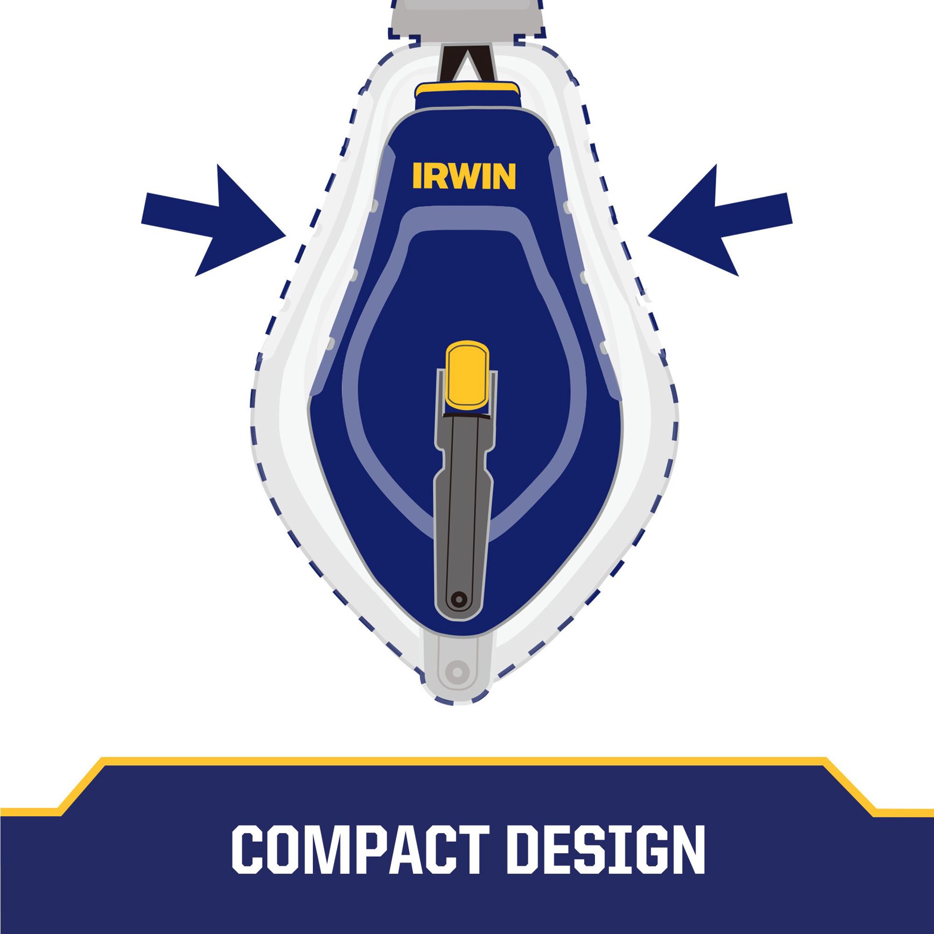 slide 6 of 6, IRWIN STRAIT-LINE COMPACT 3:1 30-ft Chalk Reel, 1 ct