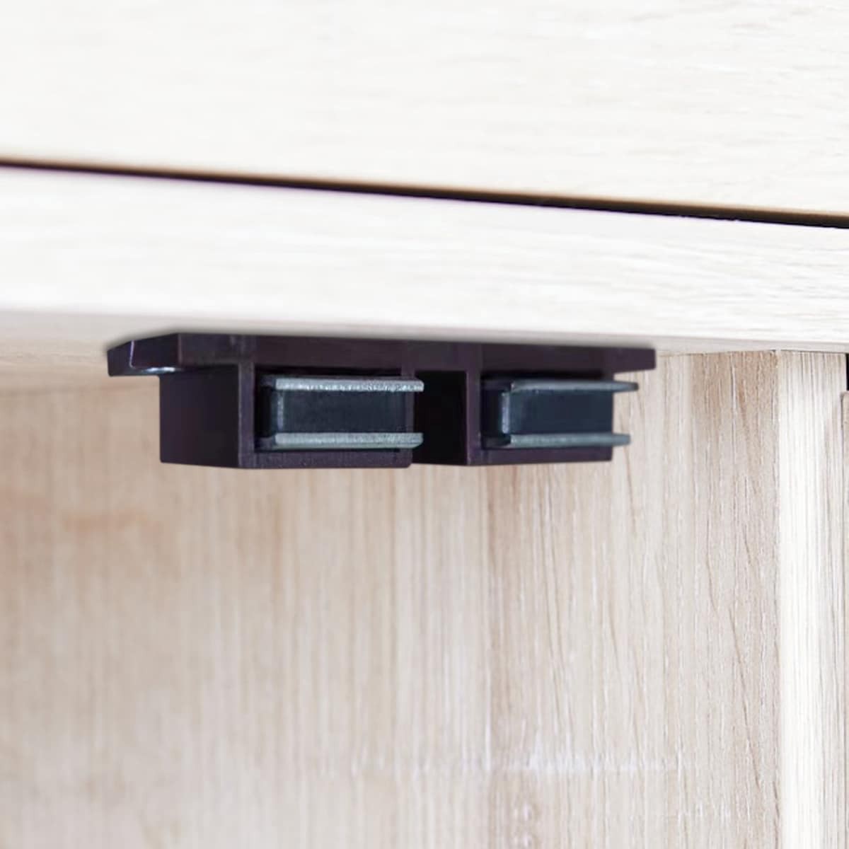 slide 4 of 6, RELIABILT 73-mm Brown Magnetic catch Cabinet Latch, 1 ct