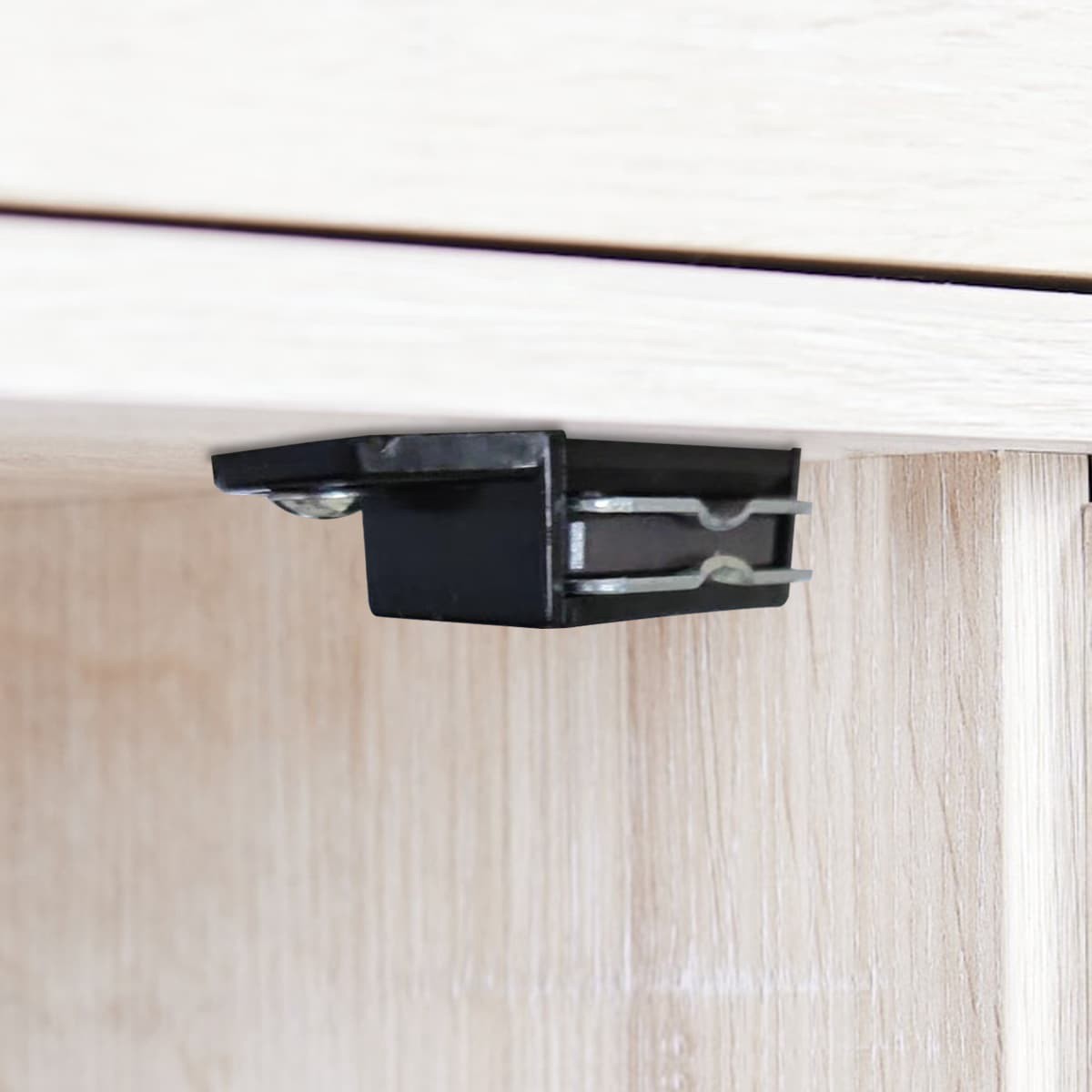 slide 3 of 6, RELIABILT 51-mm Black Magnetic catch Cabinet Latch, 1 ct