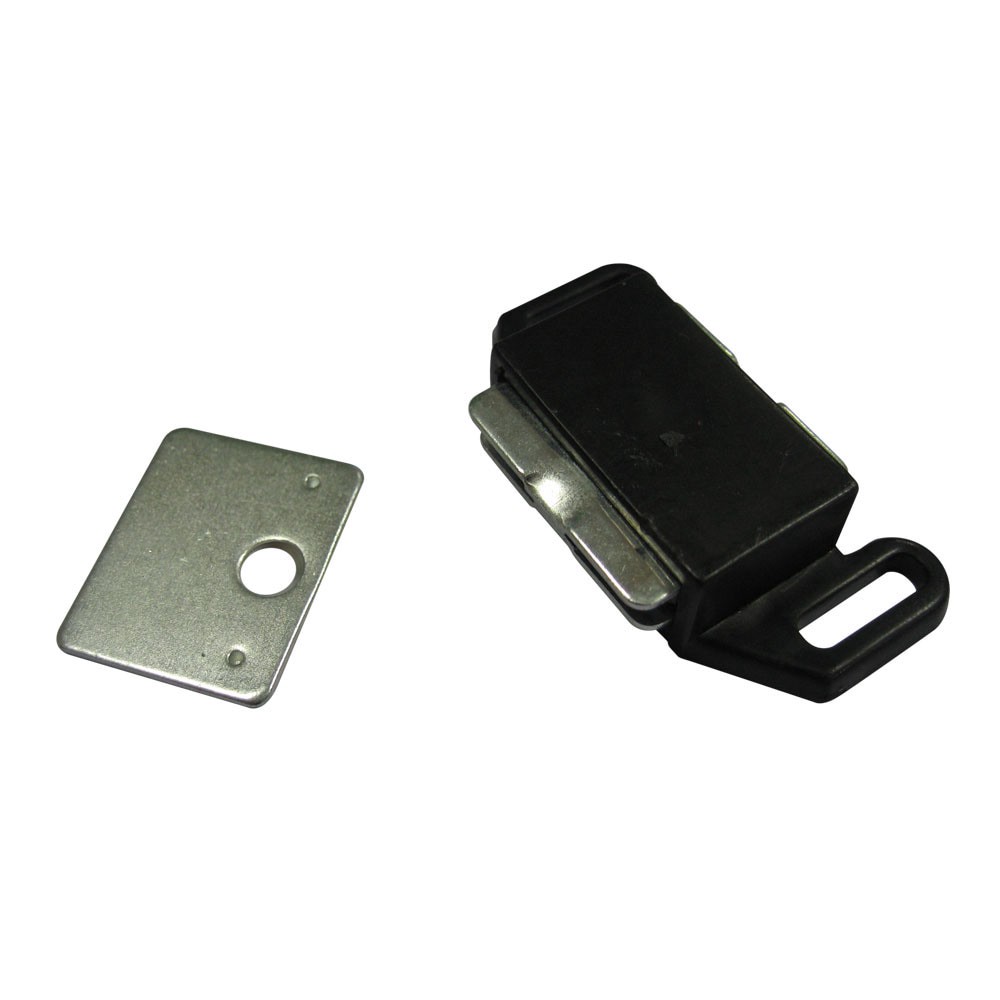 slide 1 of 6, RELIABILT 51-mm Black Magnetic catch Cabinet Latch, 1 ct