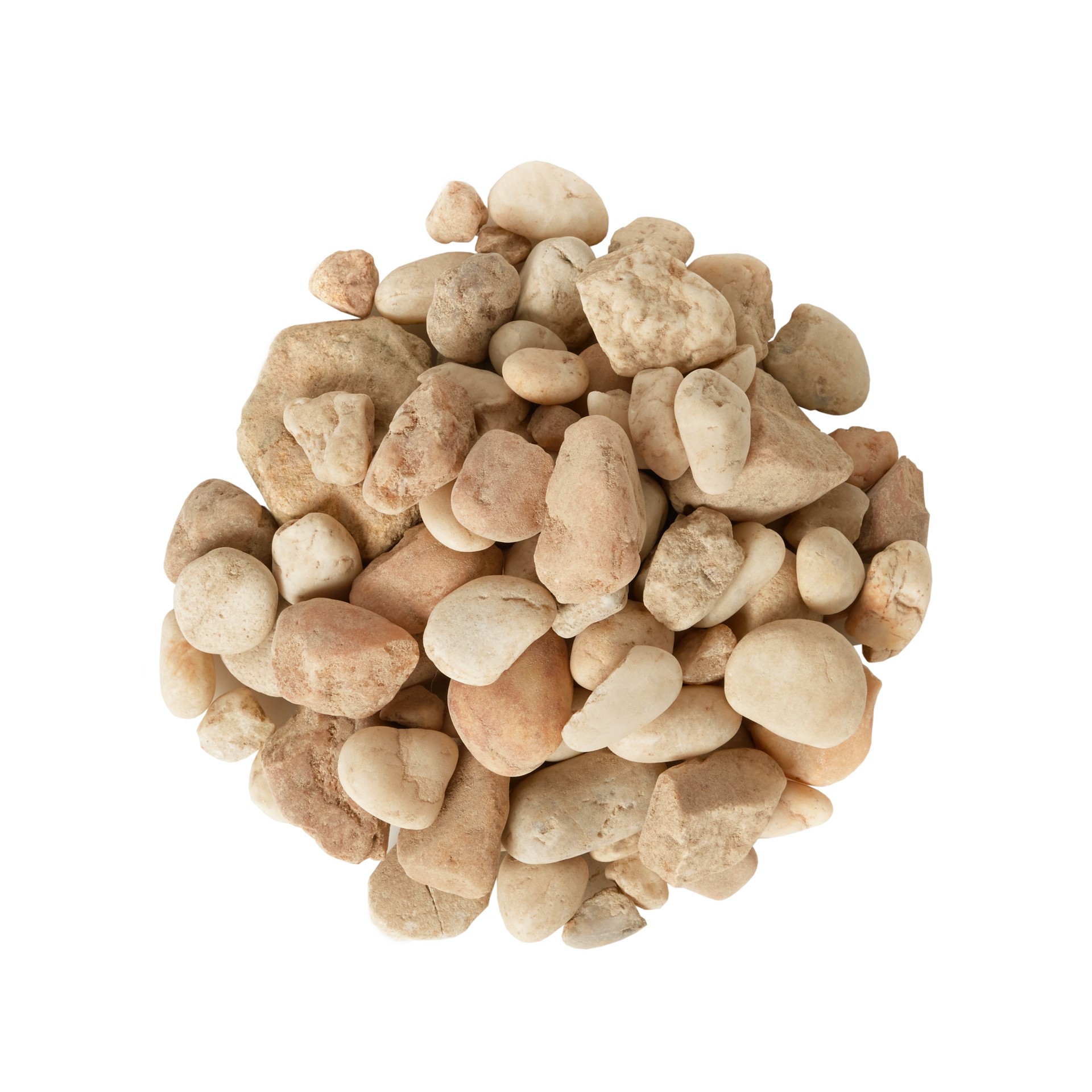 slide 3 of 6, Lowe's 0.5 cu ft Multicolor River rock (0.5 - 3-in), 1 ct