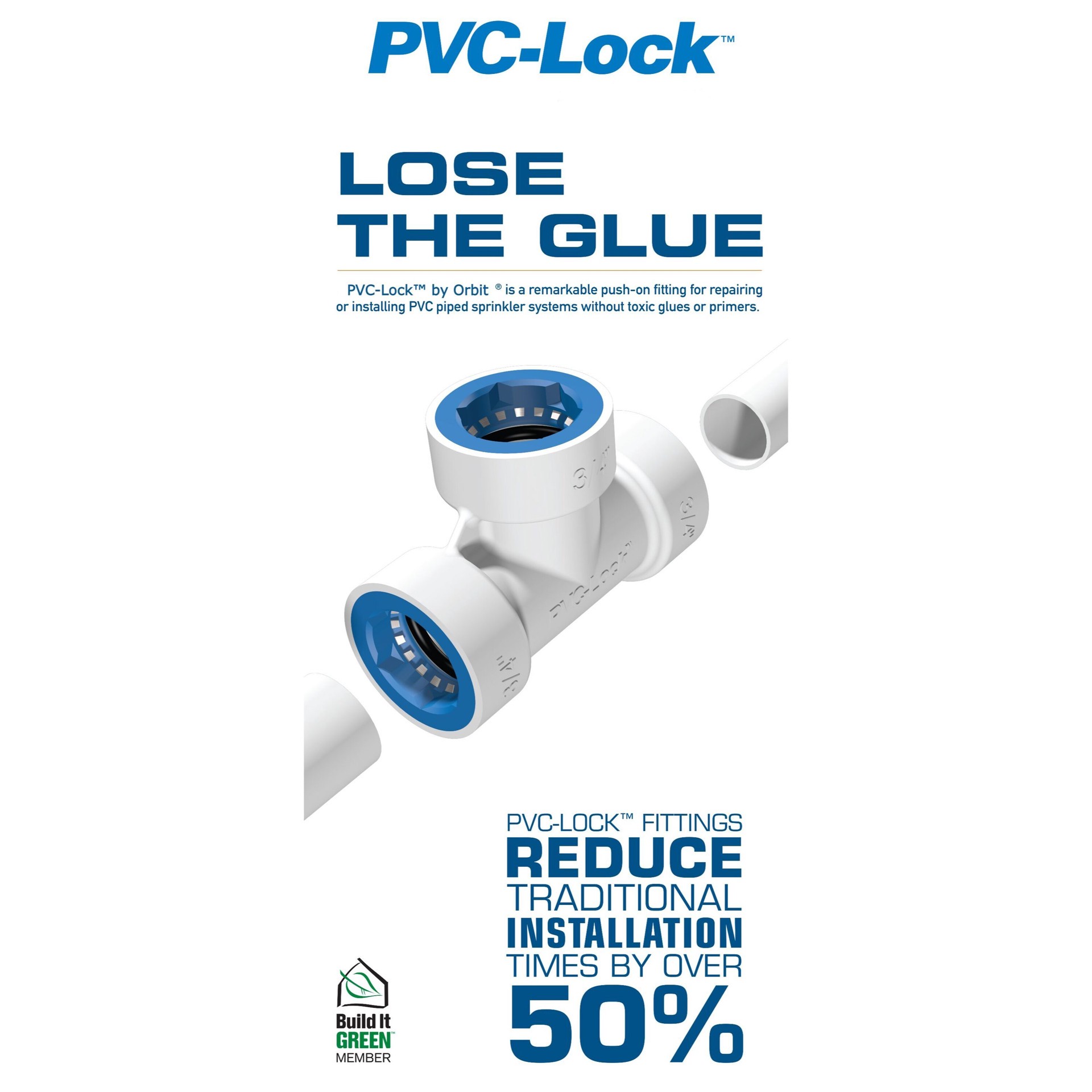 slide 6 of 6, Orbit 1/2-in Press x 1/2-in Schedule 40 PVC Coupling, 1 ct
