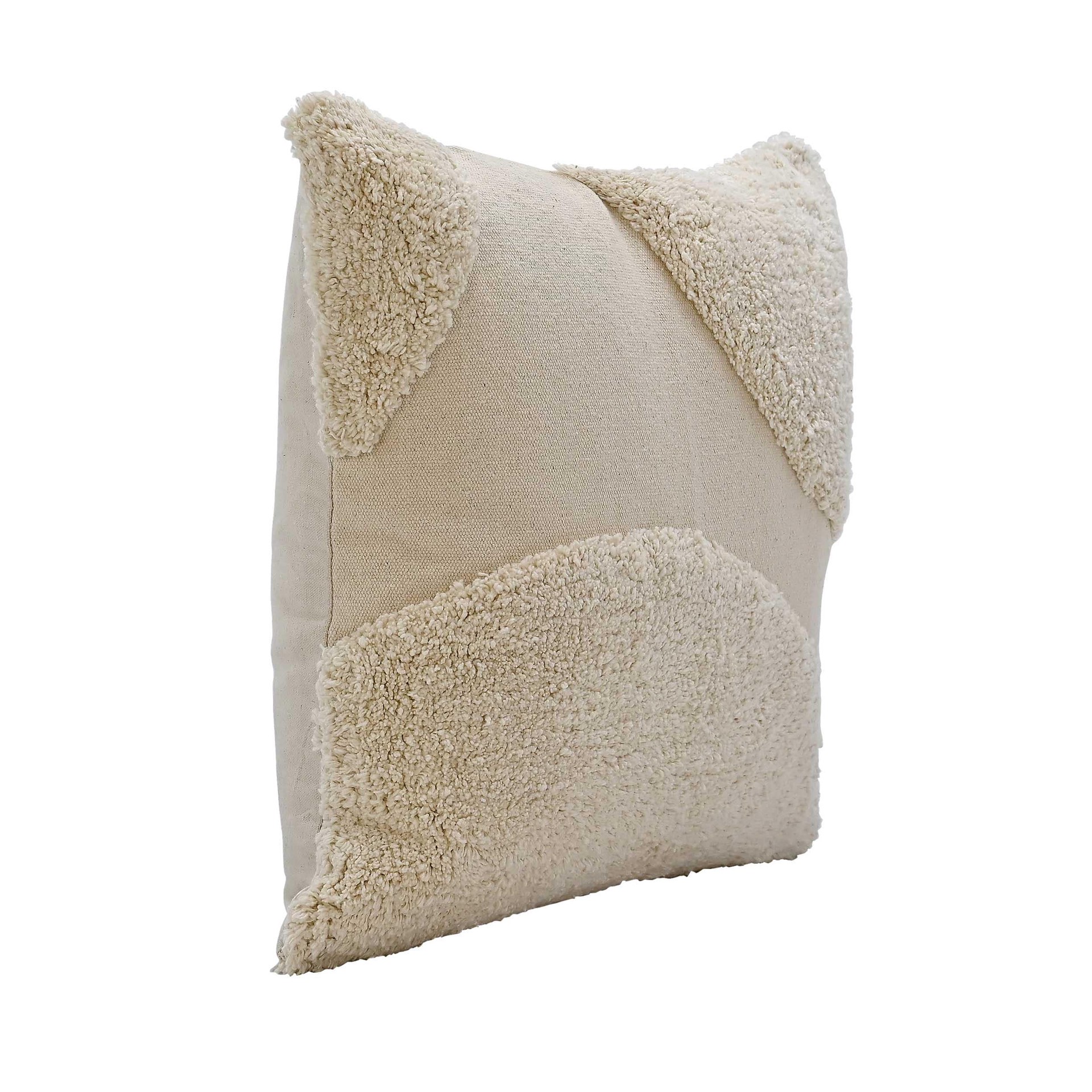 slide 4 of 6, Origin 21 18-in x 18-in Ivory Square Indoor Decorative Pillow, 1 ct