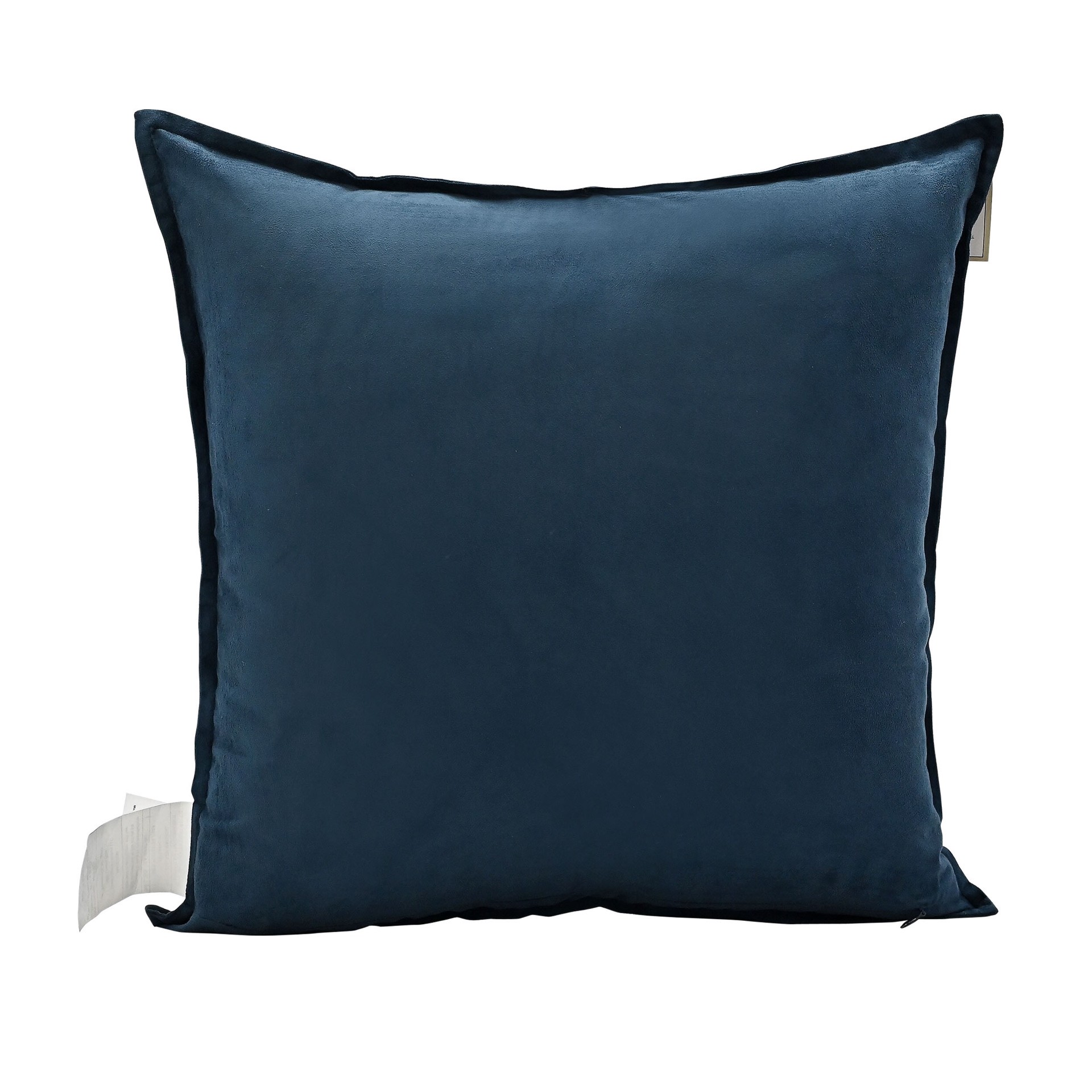 slide 4 of 6, allen + roth 20-in x 20-in Blue Square Indoor Decorative Pillow, 1 ct
