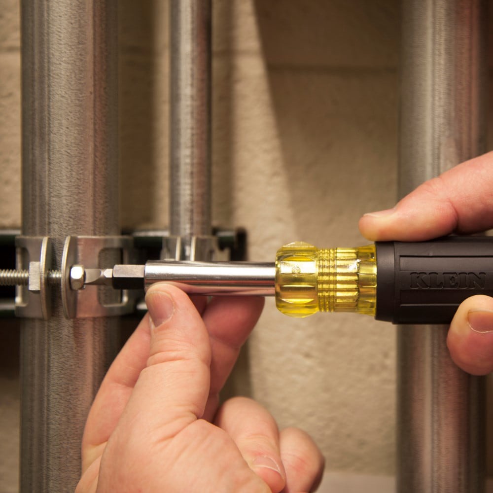 slide 6 of 6, Klein Tools Multi-Bit Screwdriver and Nut Driver Set, 3-Piece, 1 ct