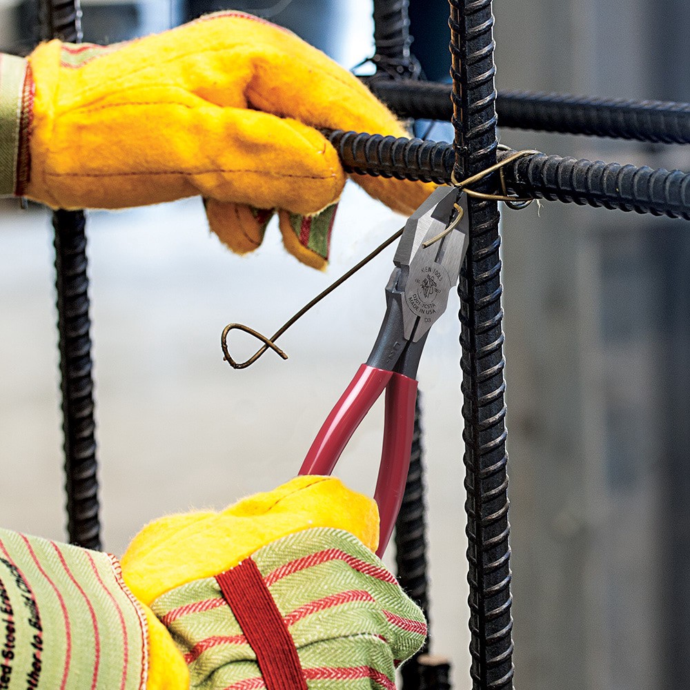 slide 3 of 6, Klein Tools Ironworker's Pliers, Aggressive Knurl, 9-Inch, 1 ct