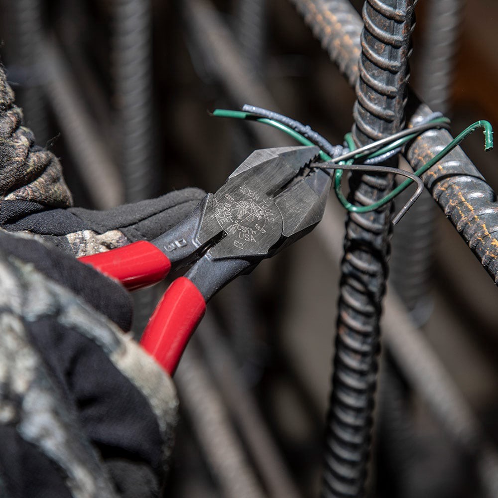 slide 4 of 6, Klein Tools Ironworker's Pliers, Aggressive Knurl, 9-Inch, 1 ct