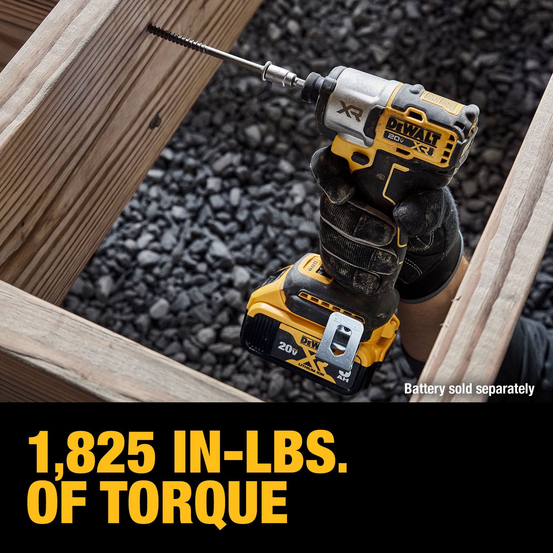 slide 5 of 6, DEWALT XR 20-volt max 1/4-in Brushless Cordless Impact Driver (Battery Not Included and Charger Not Included ), 1 ct