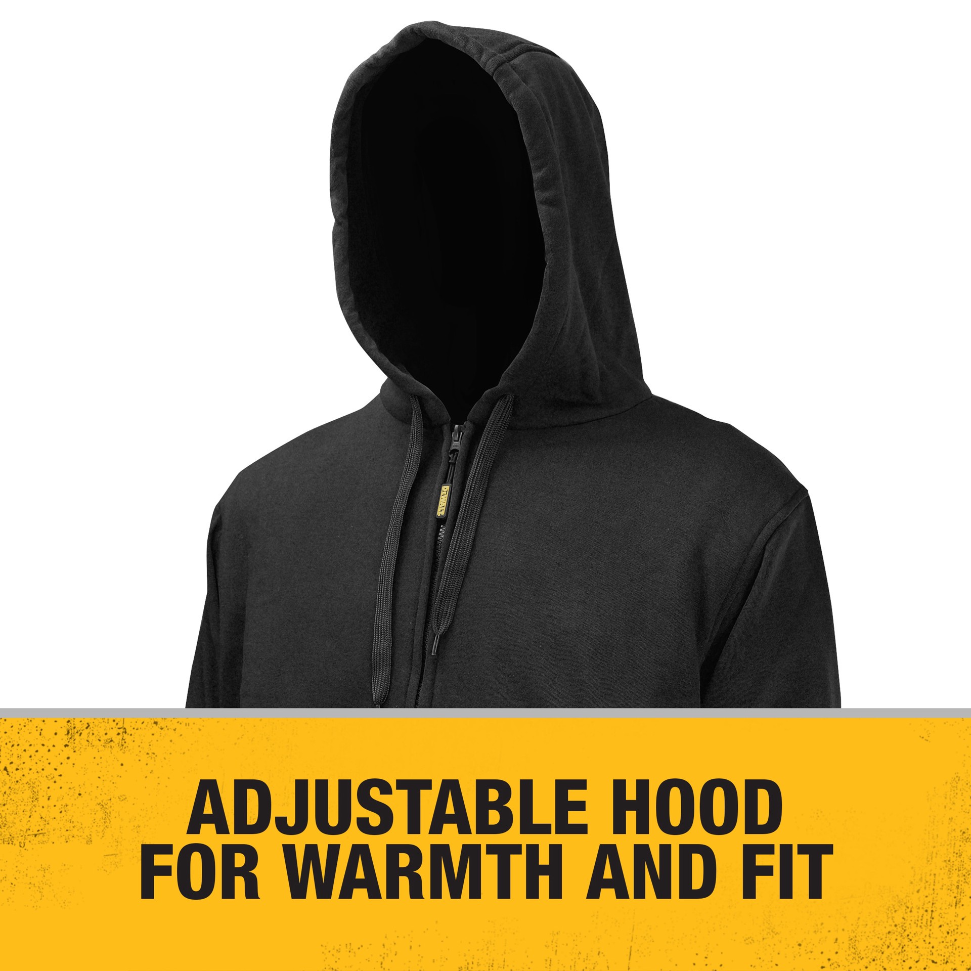 slide 3 of 6, DEWALT Adult unisex Black Heated hoodie ( XL ), 1 ct