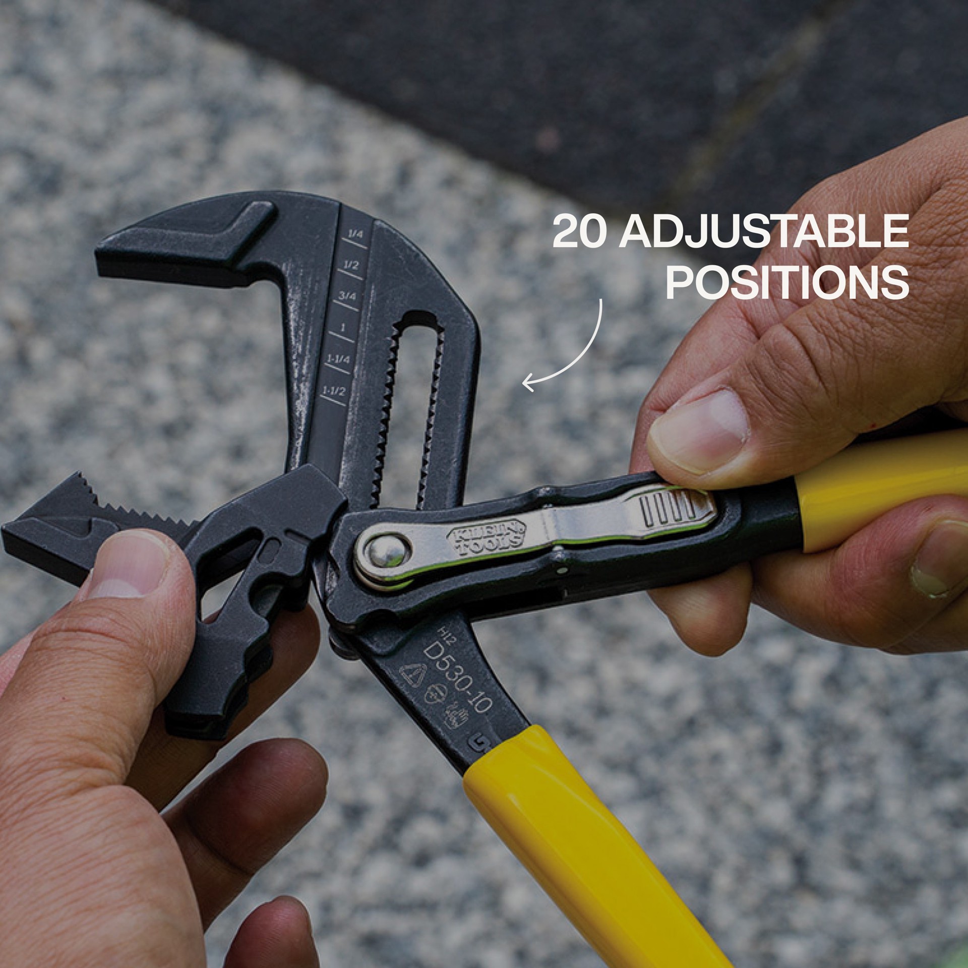 slide 4 of 5, Klein Tools Plier Wrench, 10-Inch, 1 ct