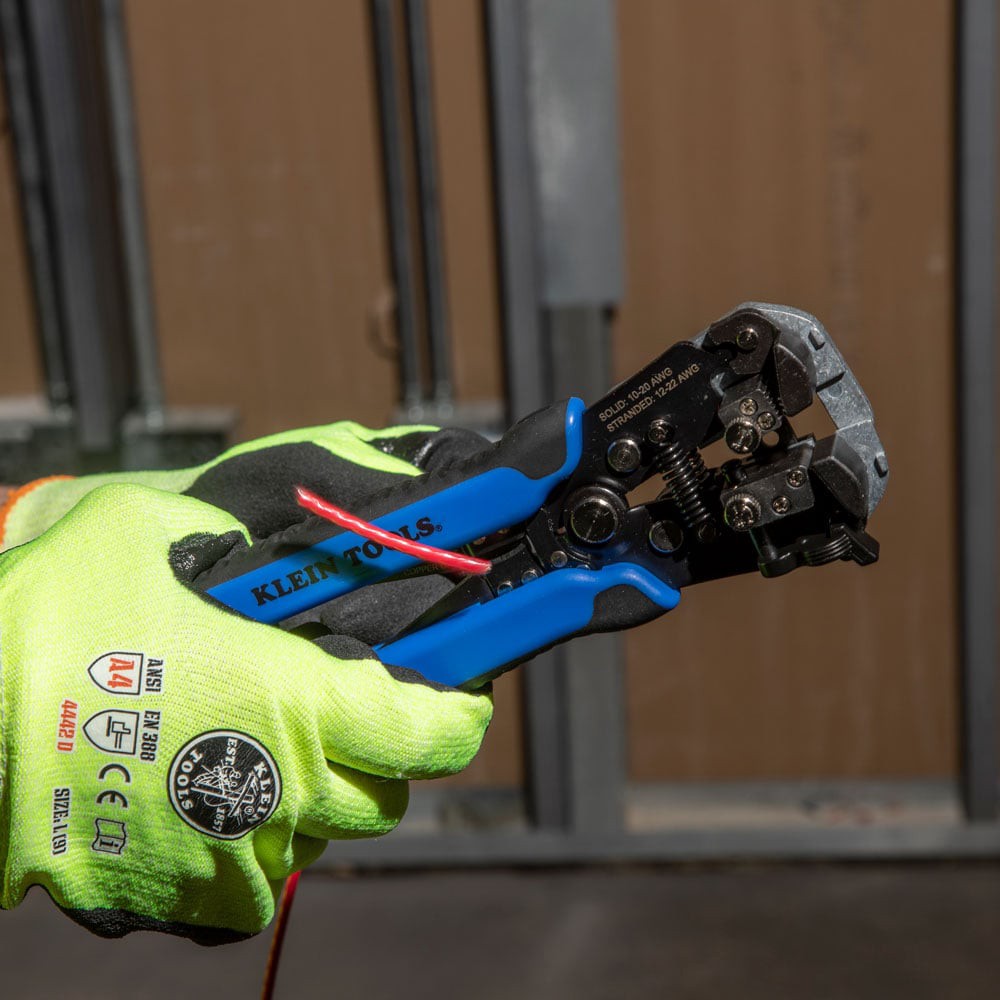 slide 4 of 6, Klein Tools Wire Stripper and Cutter, Self-Adjusting, 1 ct