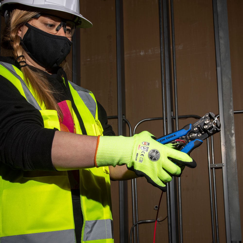 slide 6 of 6, Klein Tools Wire Stripper and Cutter, Self-Adjusting, 1 ct