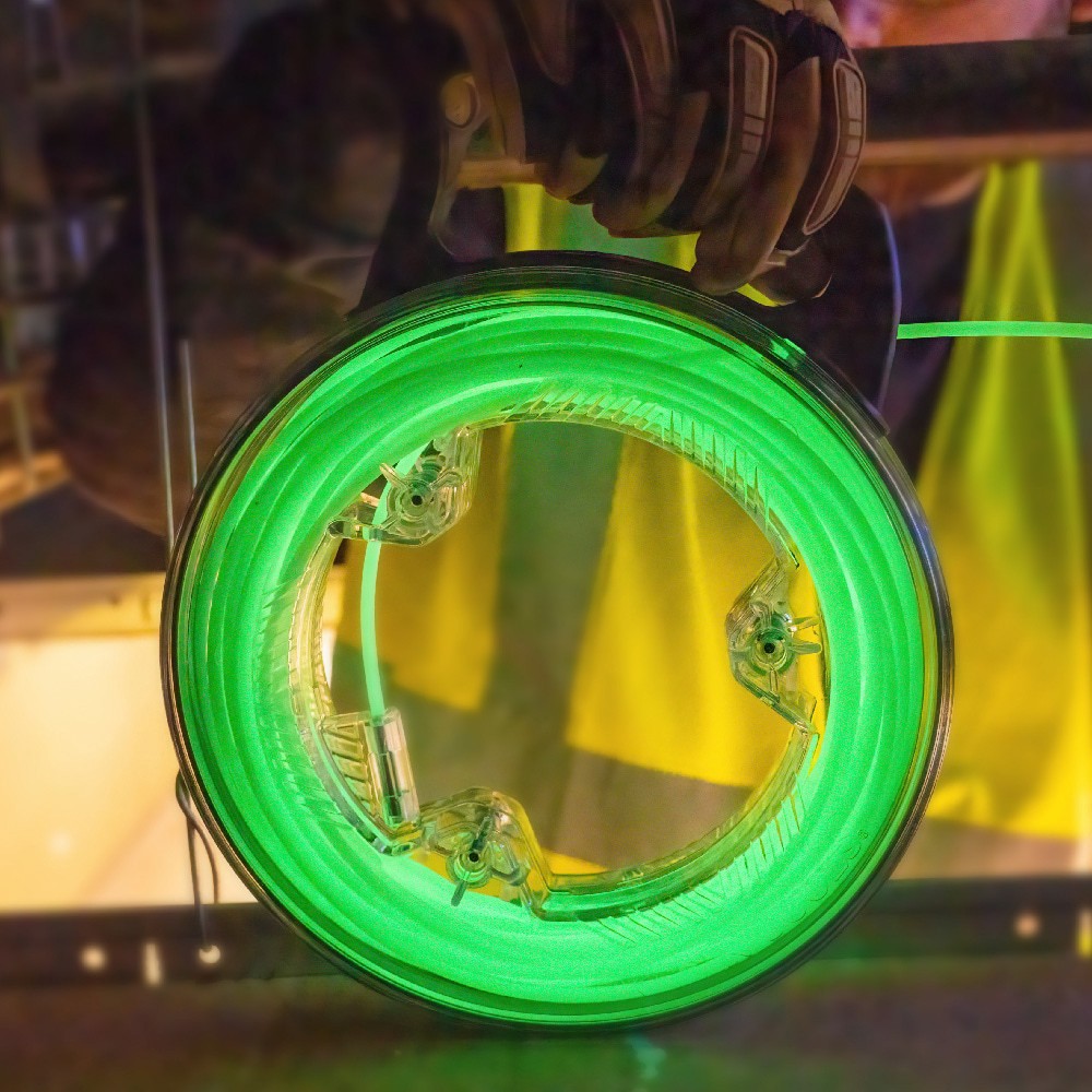 slide 5 of 6, Klein Tools Glow in the Dark Fish Tape, 40-Foot, 1 ct