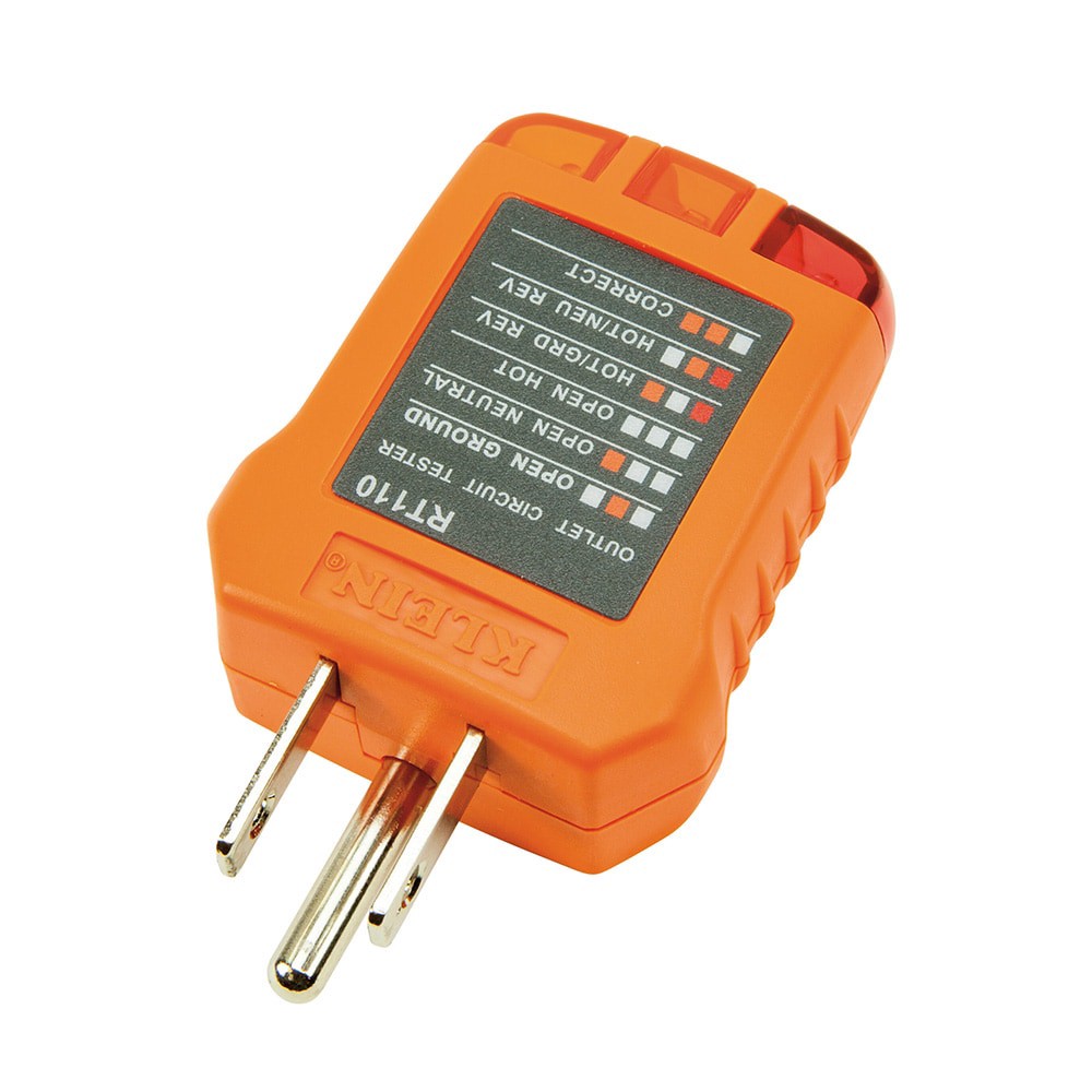 slide 4 of 6, Klein Tools Receptacle Tester, 1 ct