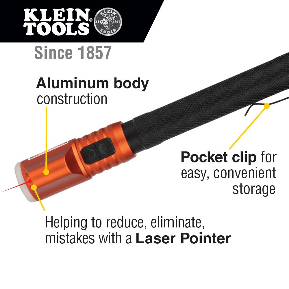 slide 3 of 6, Klein Tools Inspection Penlight with Laser Pointer, 1 ct