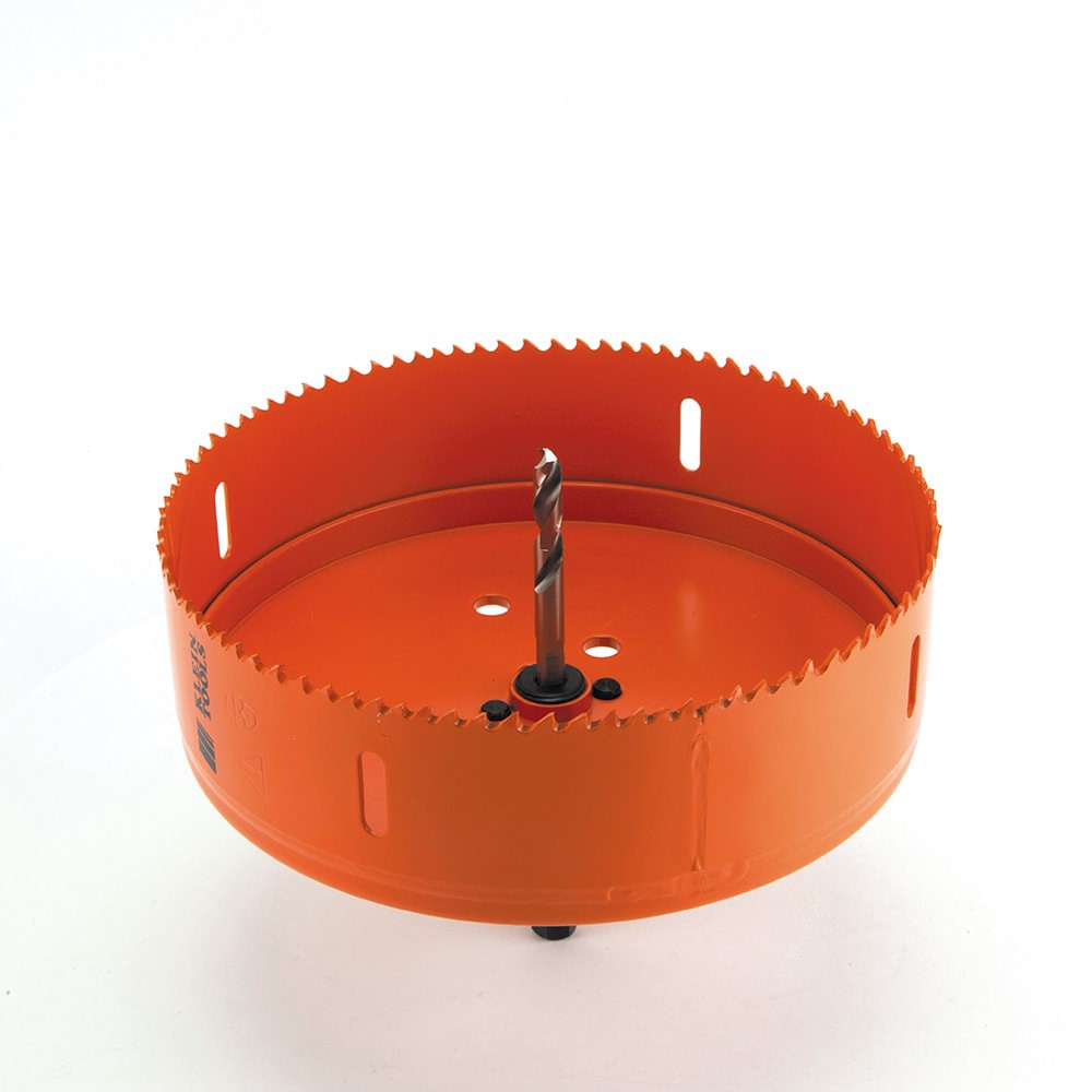 slide 4 of 6, Klein Tools Bi-Metal Hole Saw, 6-3/8-Inch, 1 ct
