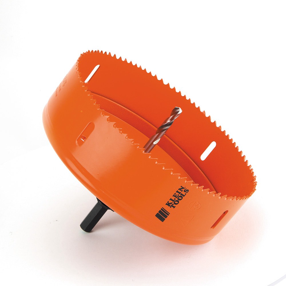 slide 6 of 6, Klein Tools Bi-Metal Hole Saw, 6-3/8-Inch, 1 ct