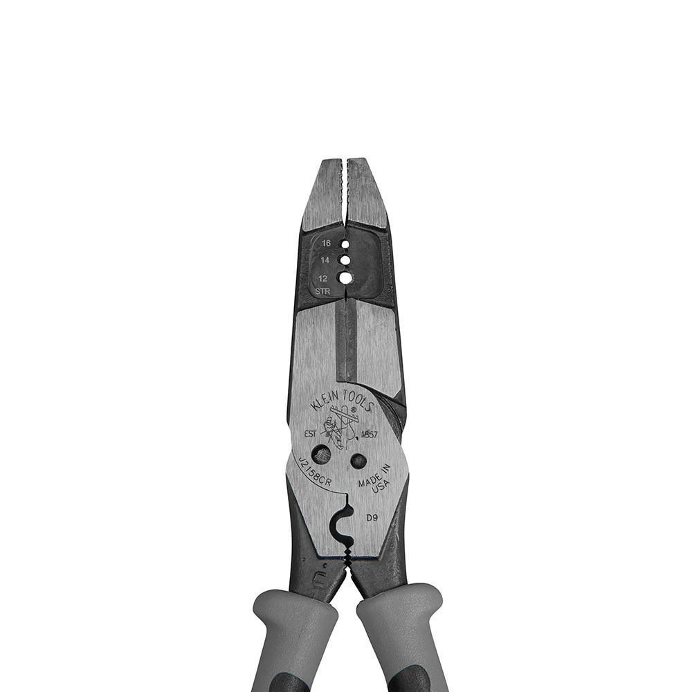slide 4 of 6, Klein Tools Hybrid Pliers with Crimper and Wire Stripper, 1 ct