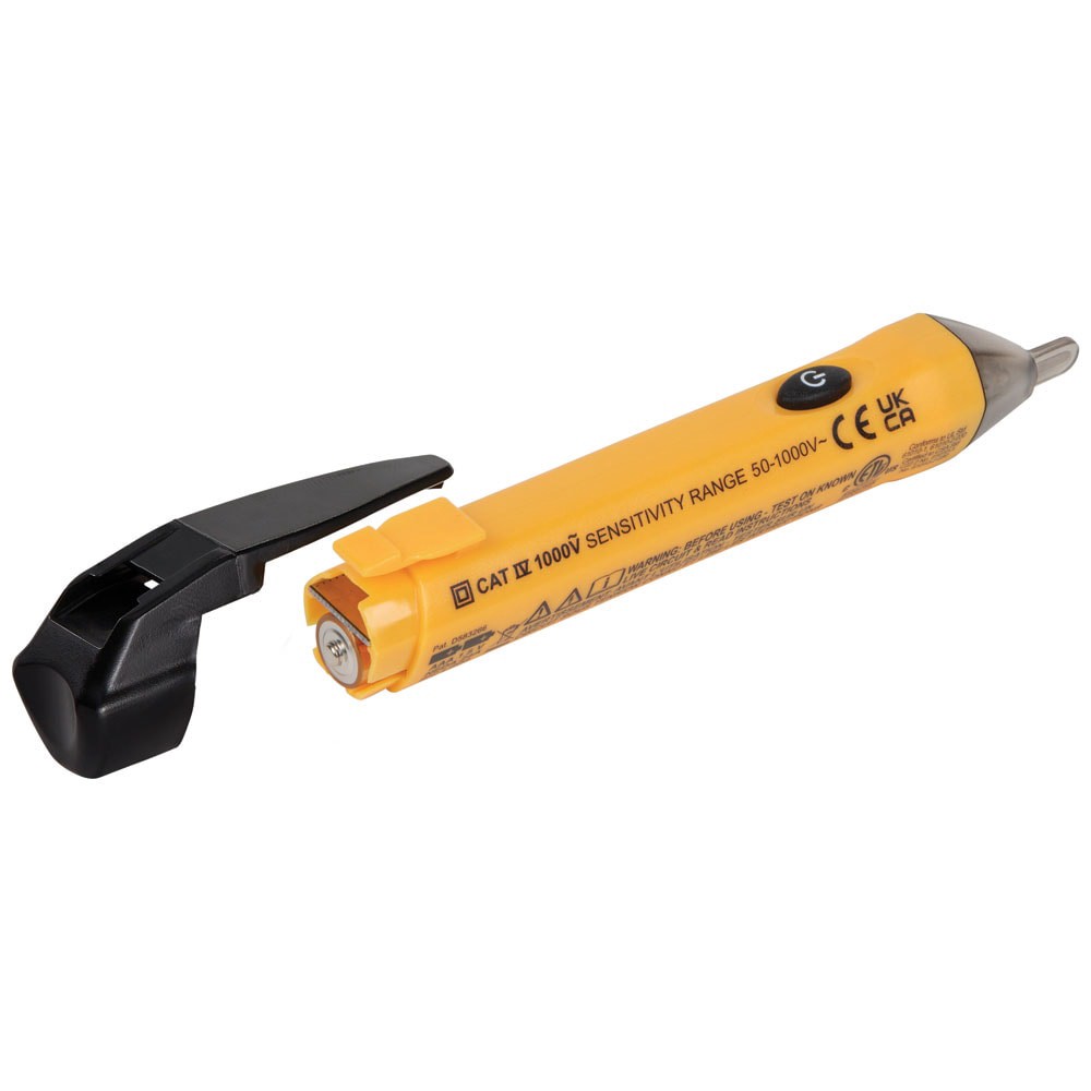 slide 5 of 6, Klein Tools Non-Contact Voltage Tester Pen, 50 to 1000V AC, 1 ct