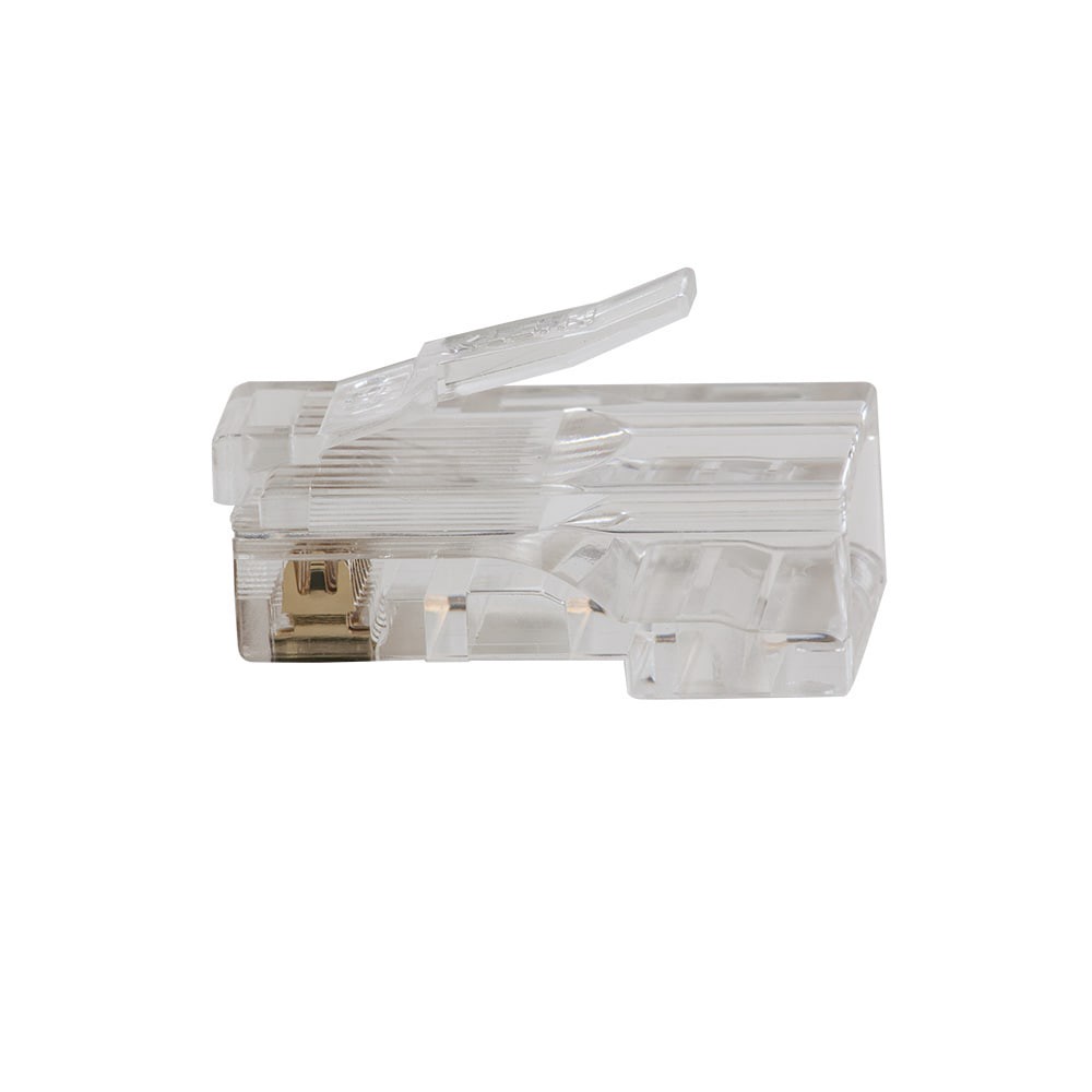 slide 4 of 6, Klein Tools Pass-Thru Modular Data Plugs RJ45-CAT6, 10-Pack, 1 ct