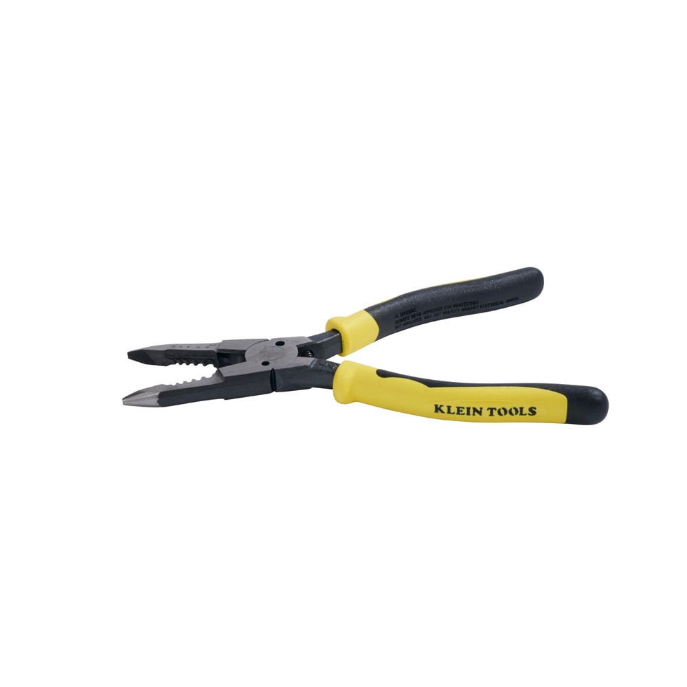 slide 4 of 6, Klein Tools Pliers, All-Purpose Needle Nose, Spring Loaded, Cuts, Strips, 8.5-Inch, 1 ct