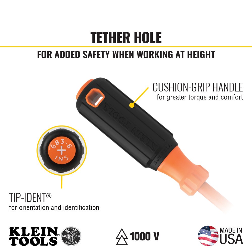 slide 6 of 6, Klein Tools 1000V Insulated Tool Set, 5-Piece, 1 ct