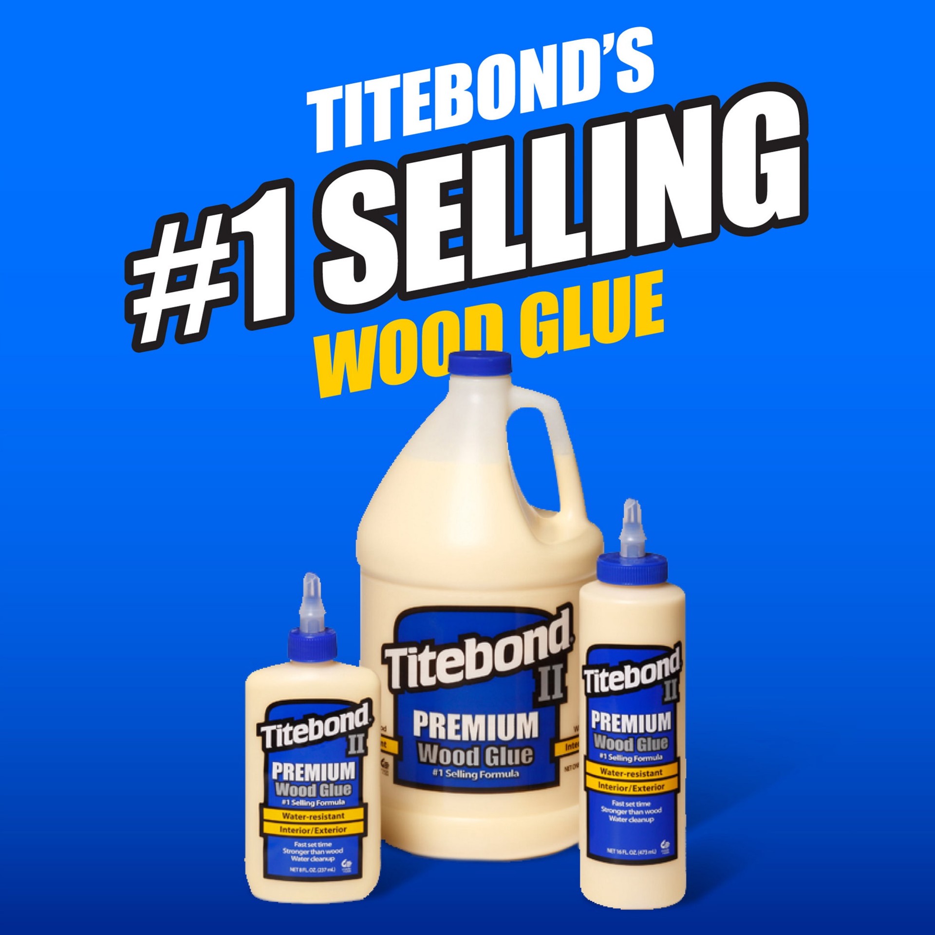 slide 2 of 6, Titebond II Premium Wood Adhesive (Actual Net Contents: 275.2-fl oz ), 1 ct