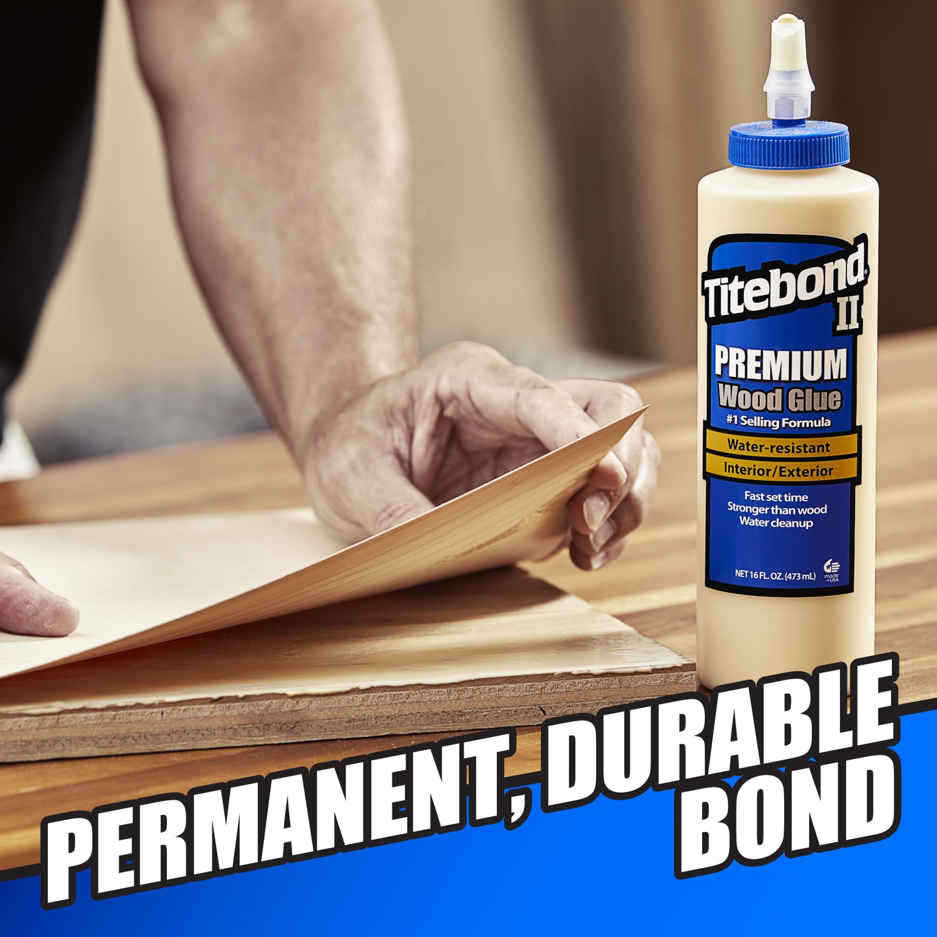 slide 3 of 6, Titebond II Premium Wood Adhesive (Actual Net Contents: 275.2-fl oz ), 1 ct