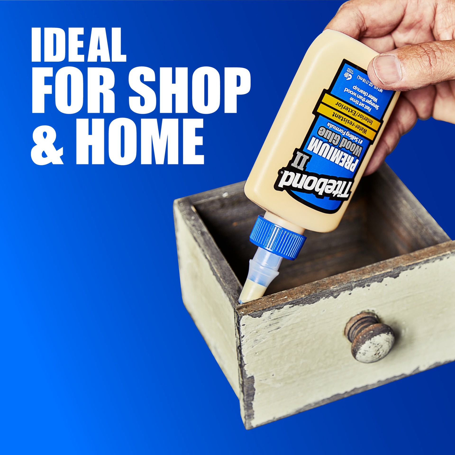 slide 5 of 6, Titebond II Premium Wood Adhesive (Actual Net Contents: 275.2-fl oz ), 1 ct