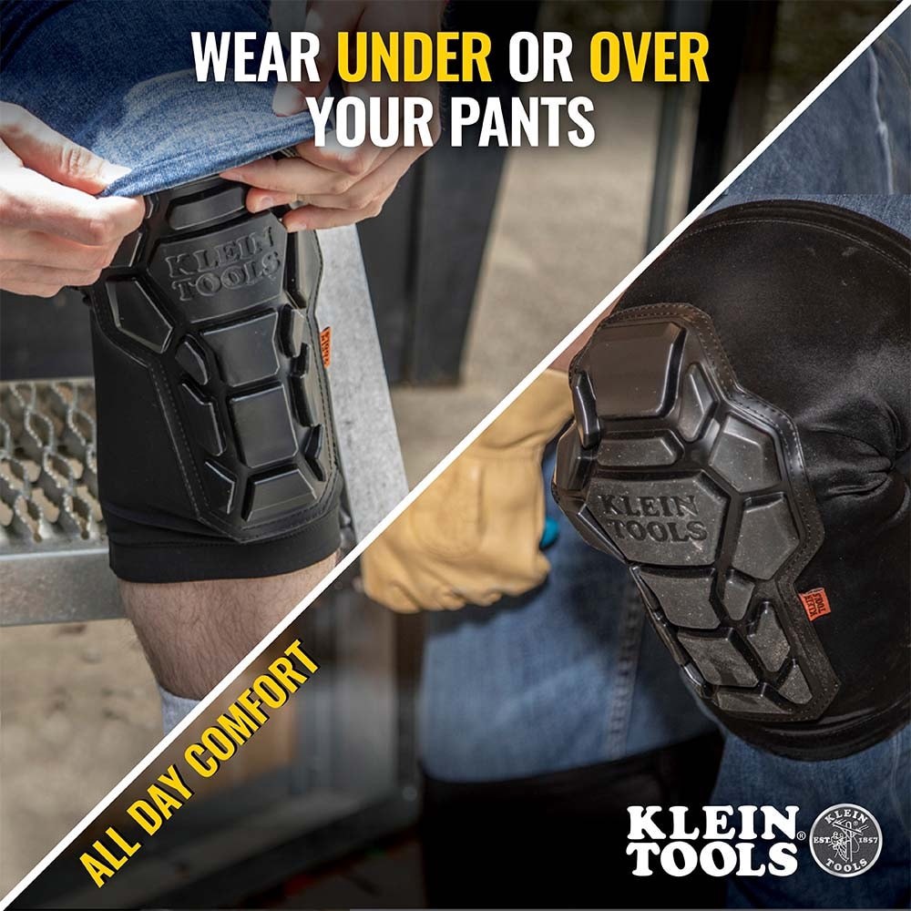 slide 5 of 6, Klein Tools Heavy Duty Knee Pad Sleeves, M/L, 1 ct