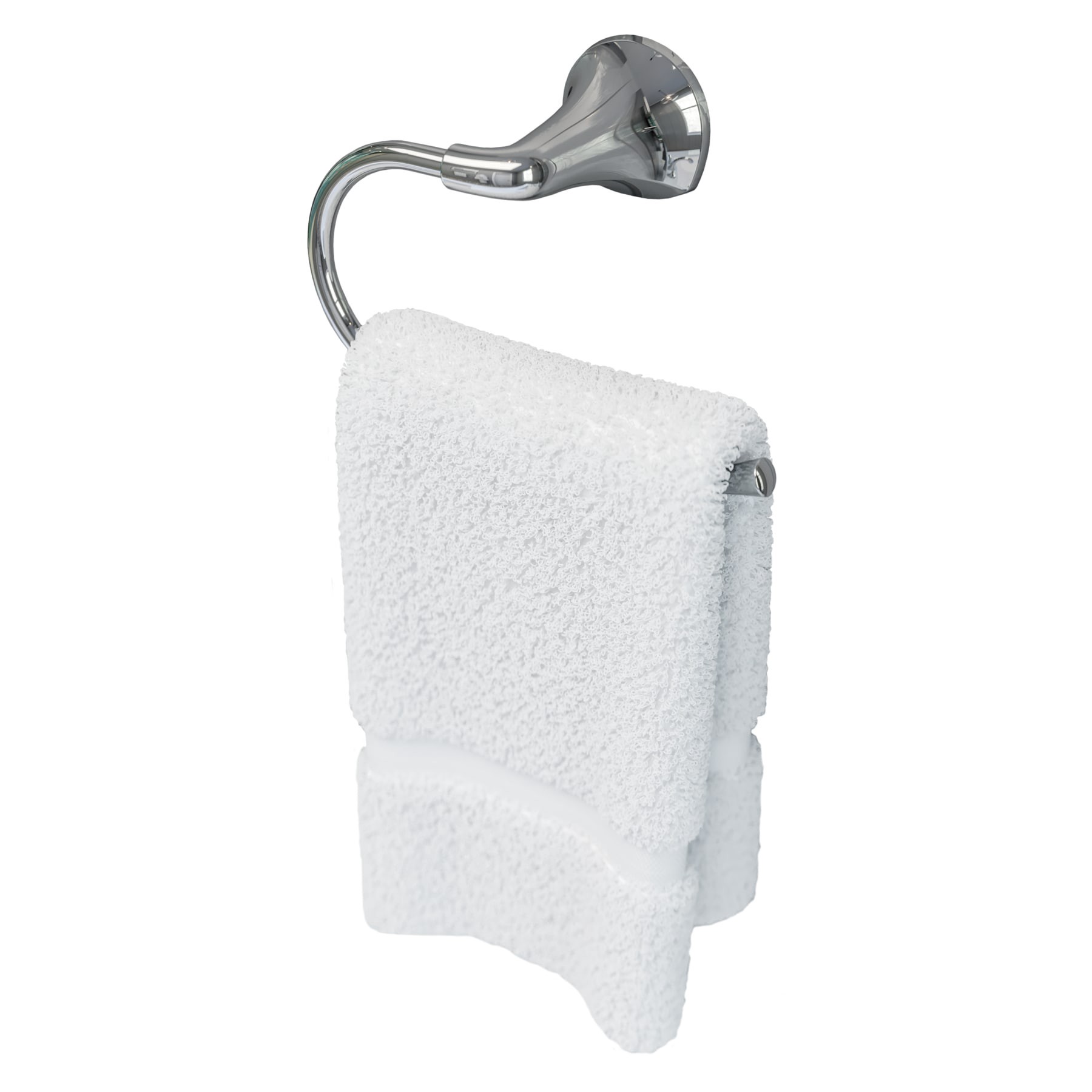 slide 3 of 6, Pfister Rancho Polished Chrome Wall mount Single Towel Ring, 1 ct