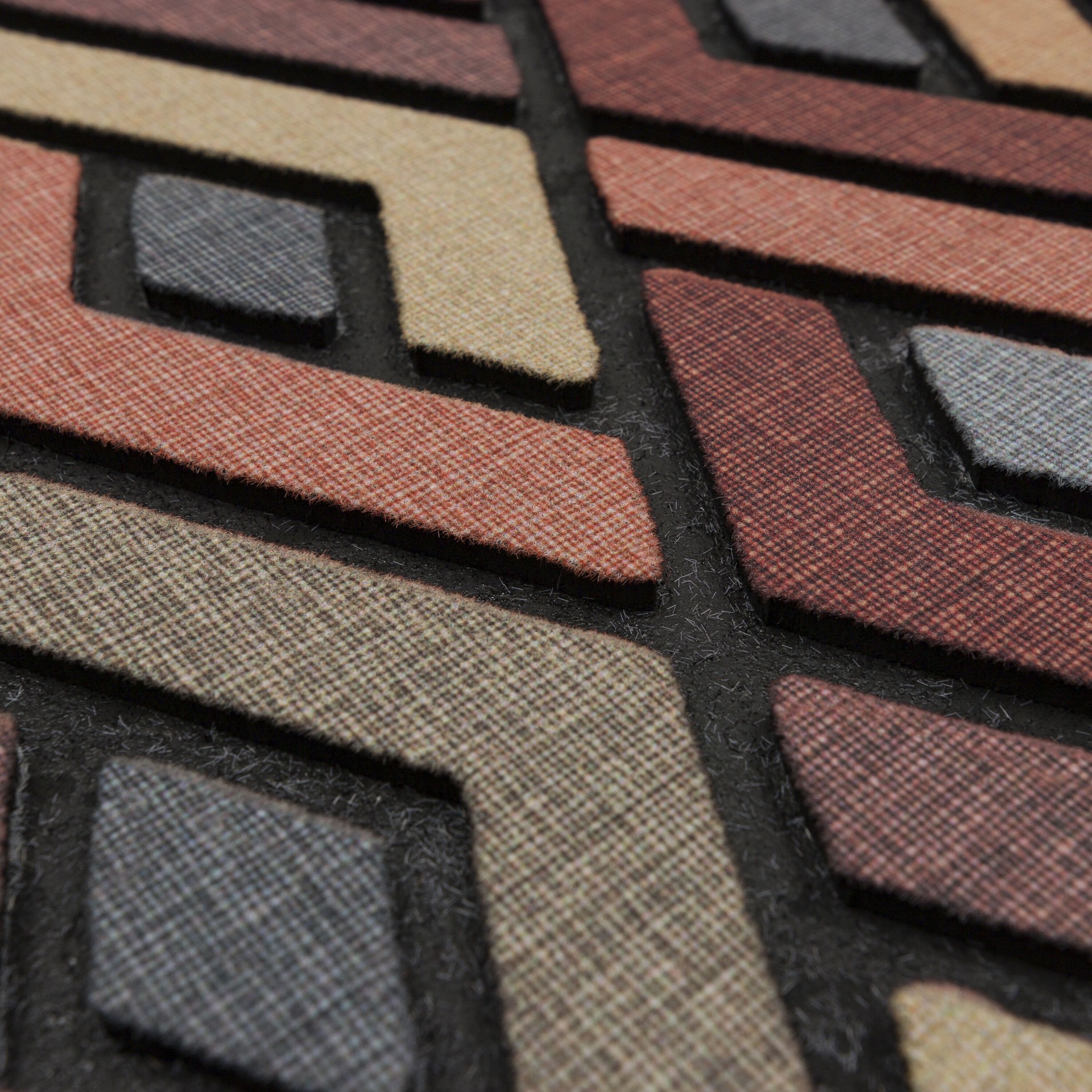 slide 3 of 6, allen + roth 18-in x 30-in Multi Non-Slip Grip Outdoor Door Mat, 1 ct