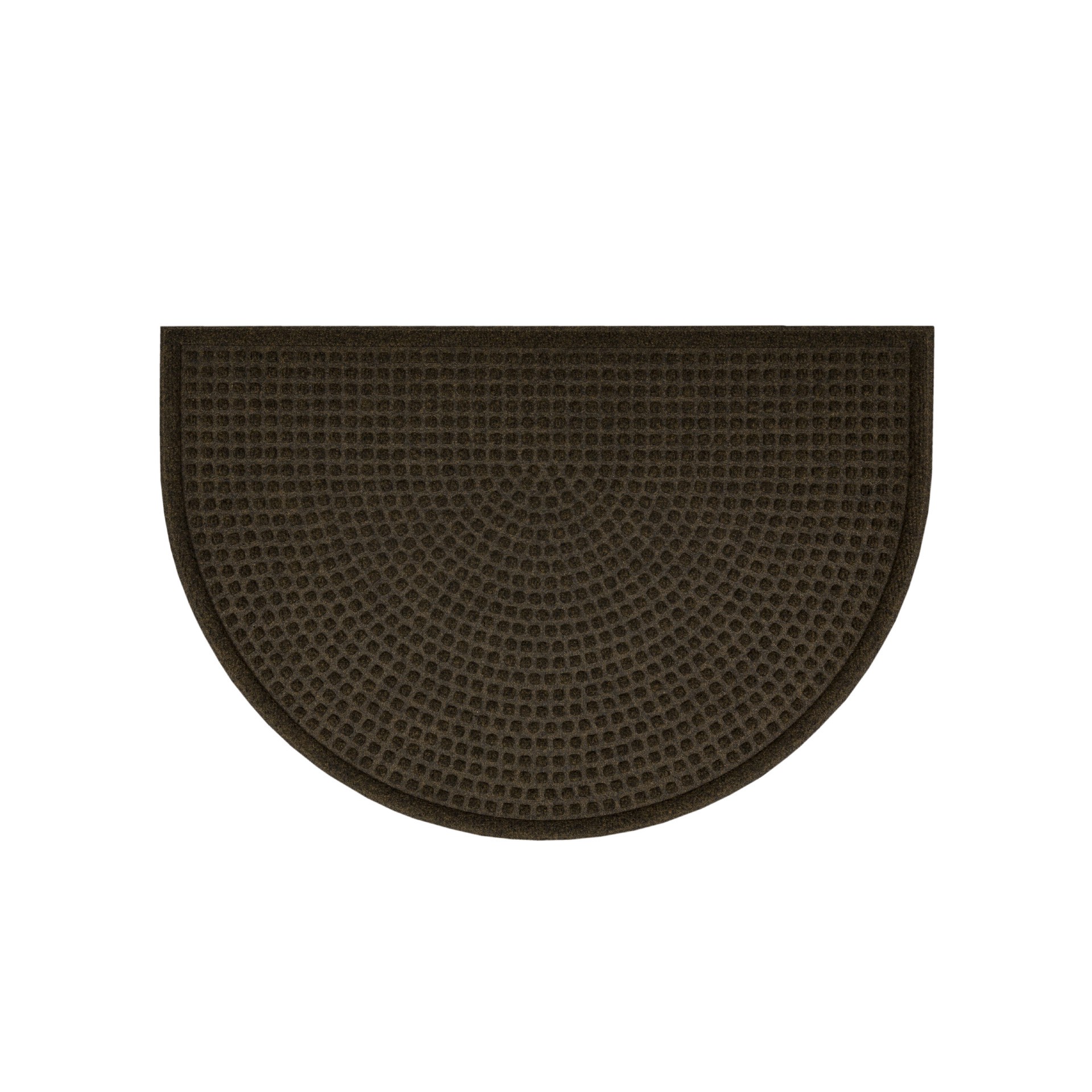 slide 4 of 6, allen + roth Brown Non-Slip Grip Indoor or outdoor Door Mat, 1 ct