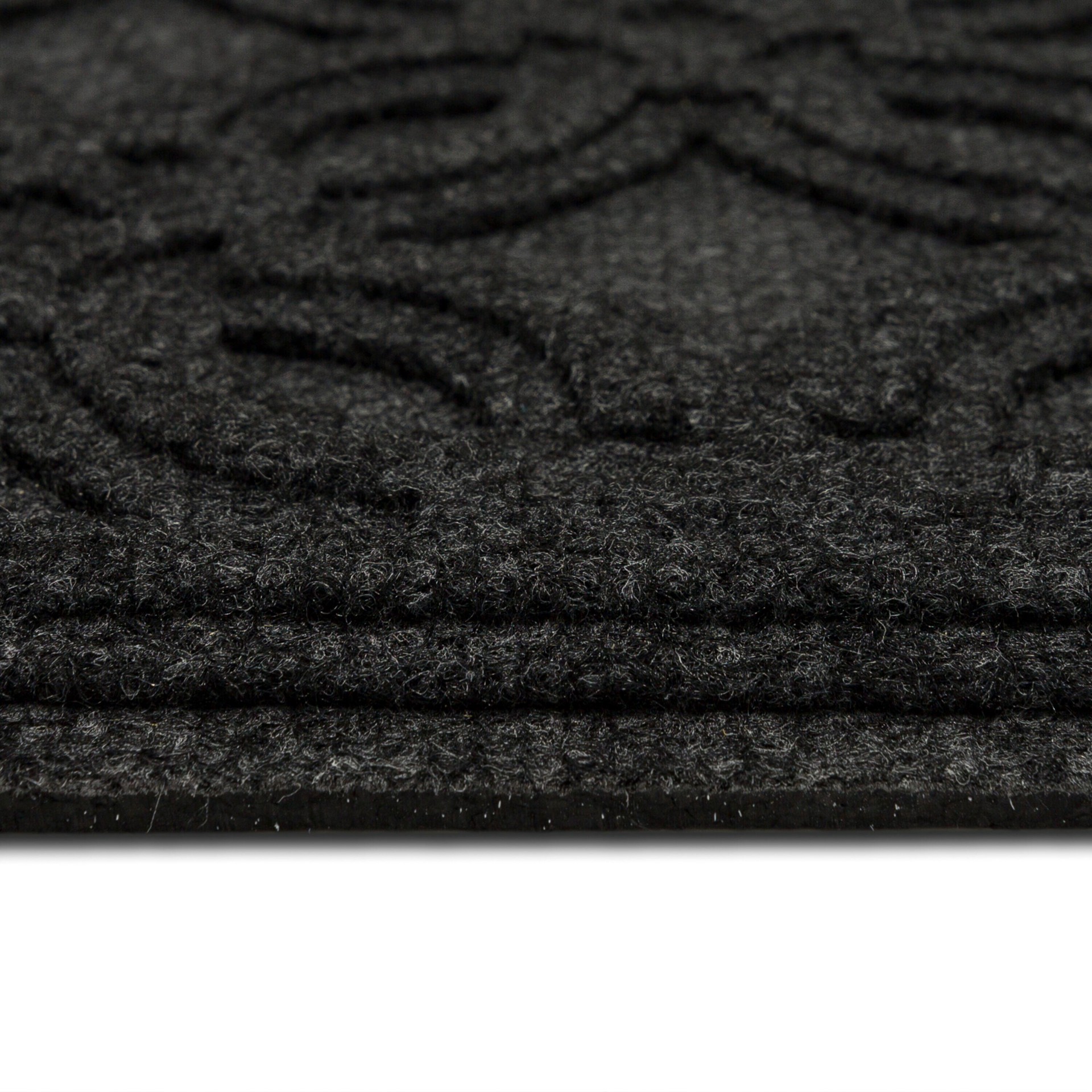 slide 2 of 6, allen + roth 18-in x 30-in Gray Non-Slip Grip Indoor or outdoor Door Mat, 1 ct