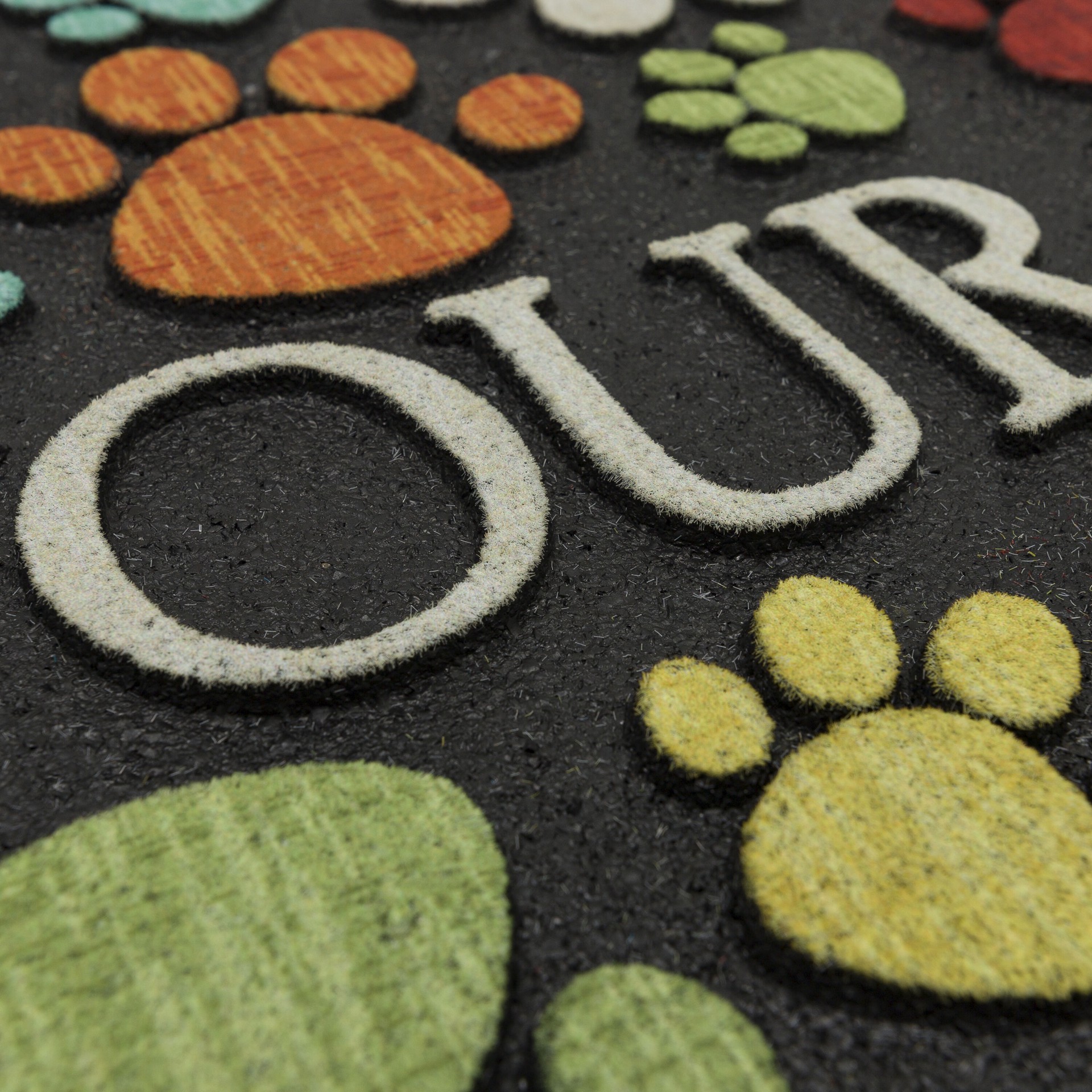 slide 3 of 6, allen + roth 18-in x 30-in Multi Non-Slip Grip Outdoor Door Mat, 1 ct