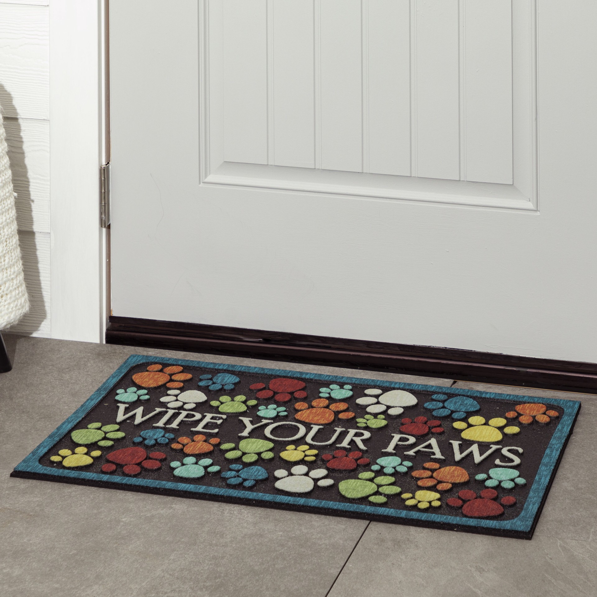 slide 5 of 6, allen + roth 18-in x 30-in Multi Non-Slip Grip Outdoor Door Mat, 1 ct