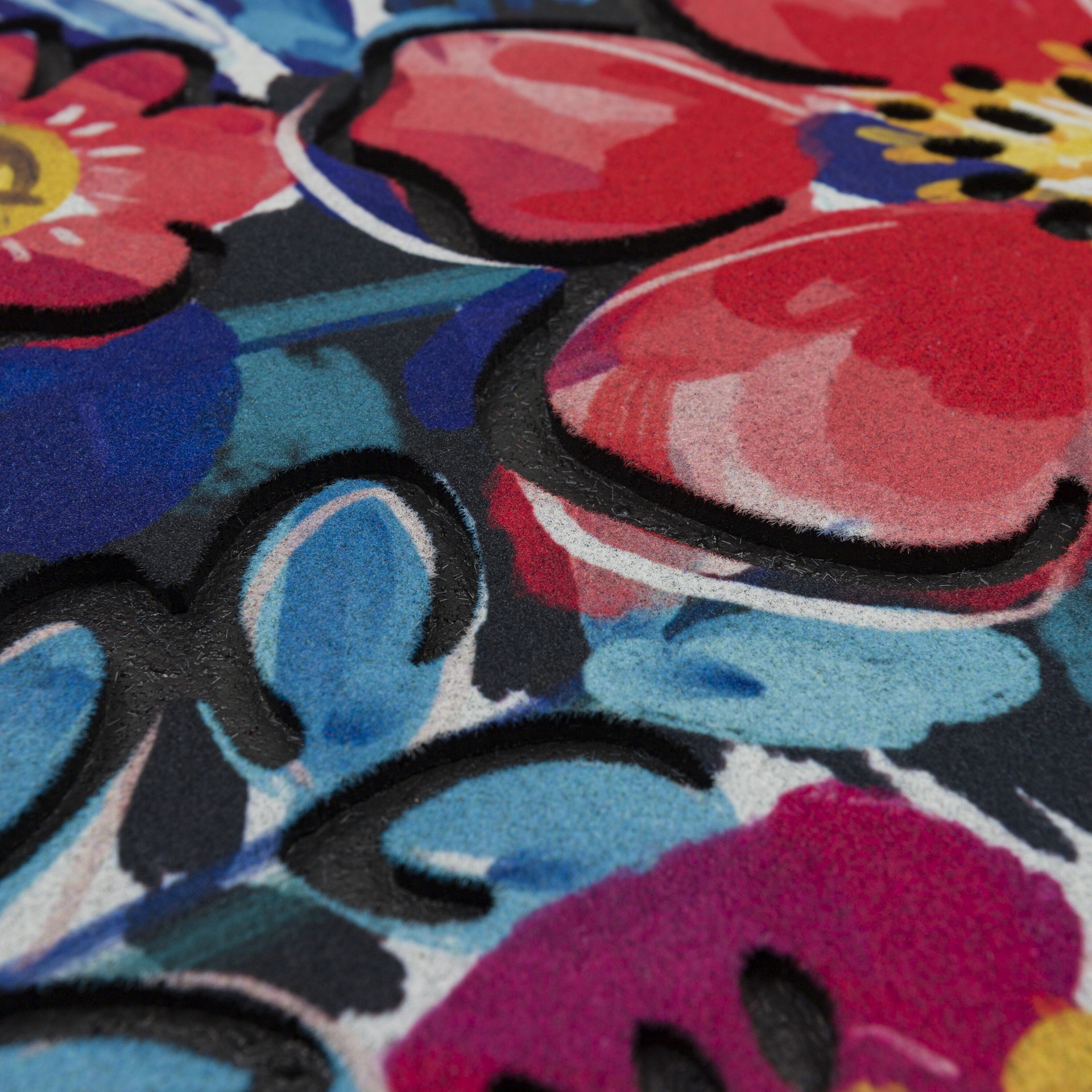 slide 3 of 6, allen + roth 18-in x 30-in Multi Non-Slip Grip Outdoor Spring Door Mat, 1 ct