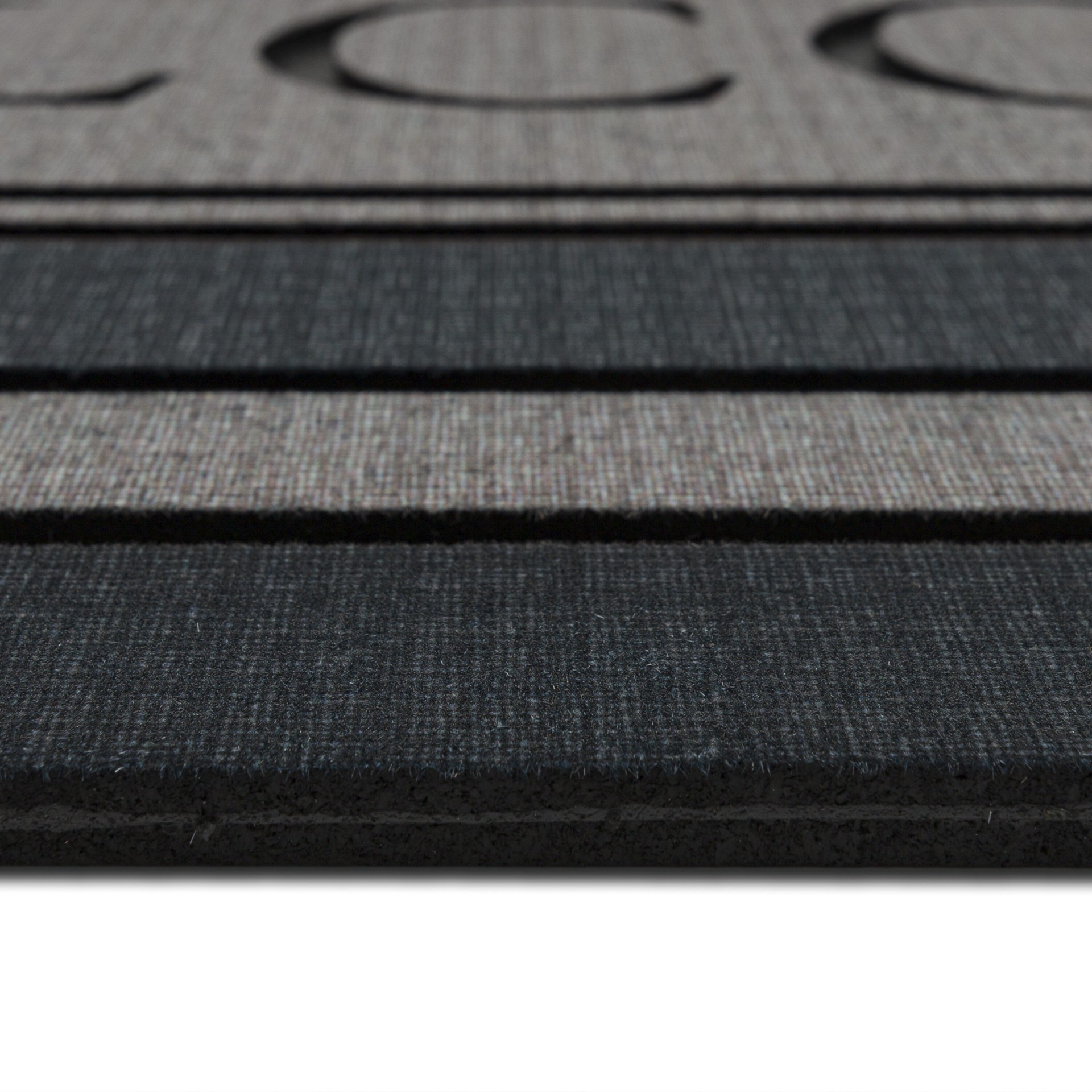 slide 2 of 6, allen + roth 19.5-in x 47-in Gray Non-Slip Grip Outdoor Door Mat, 1 ct