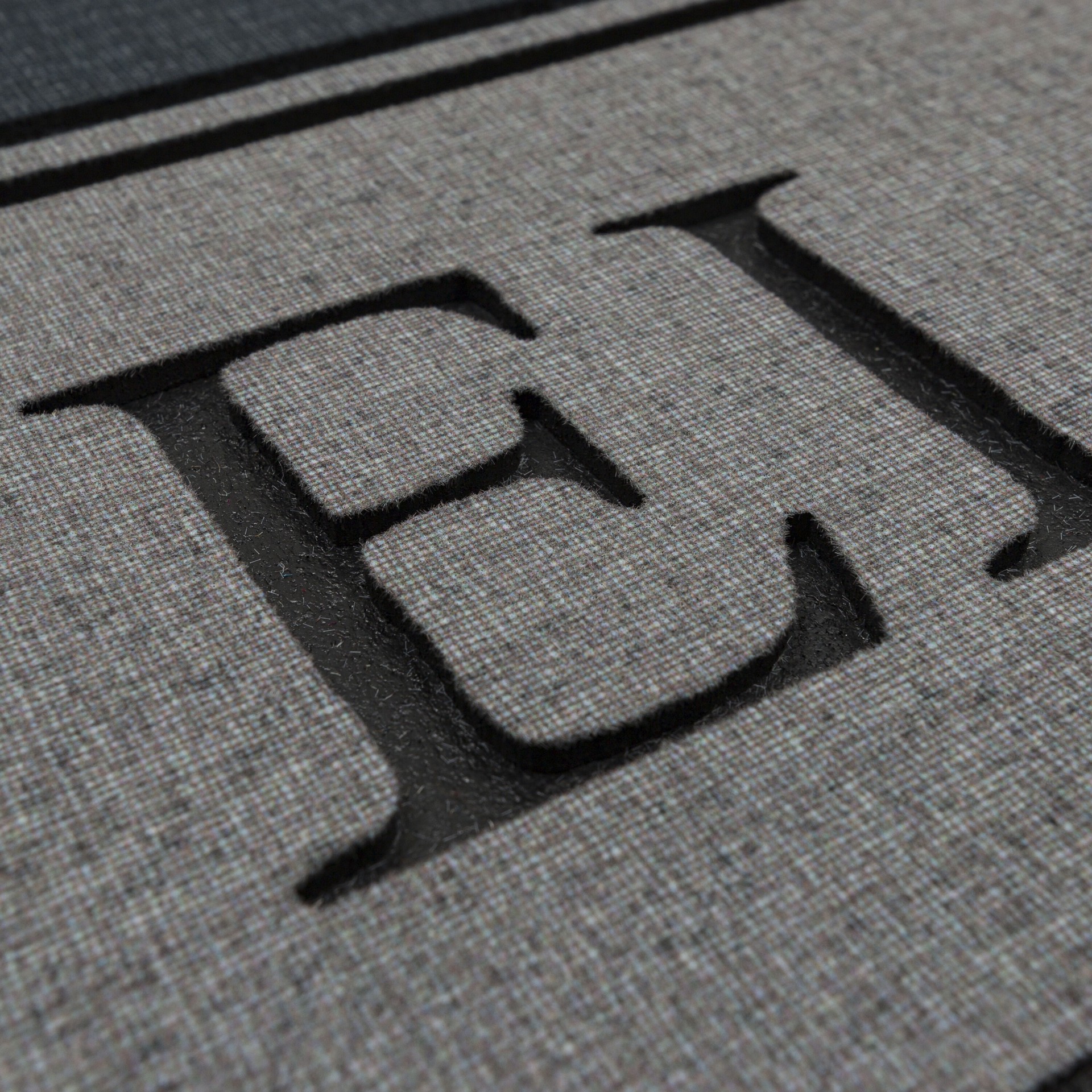 slide 3 of 6, allen + roth 19.5-in x 47-in Gray Non-Slip Grip Outdoor Door Mat, 1 ct