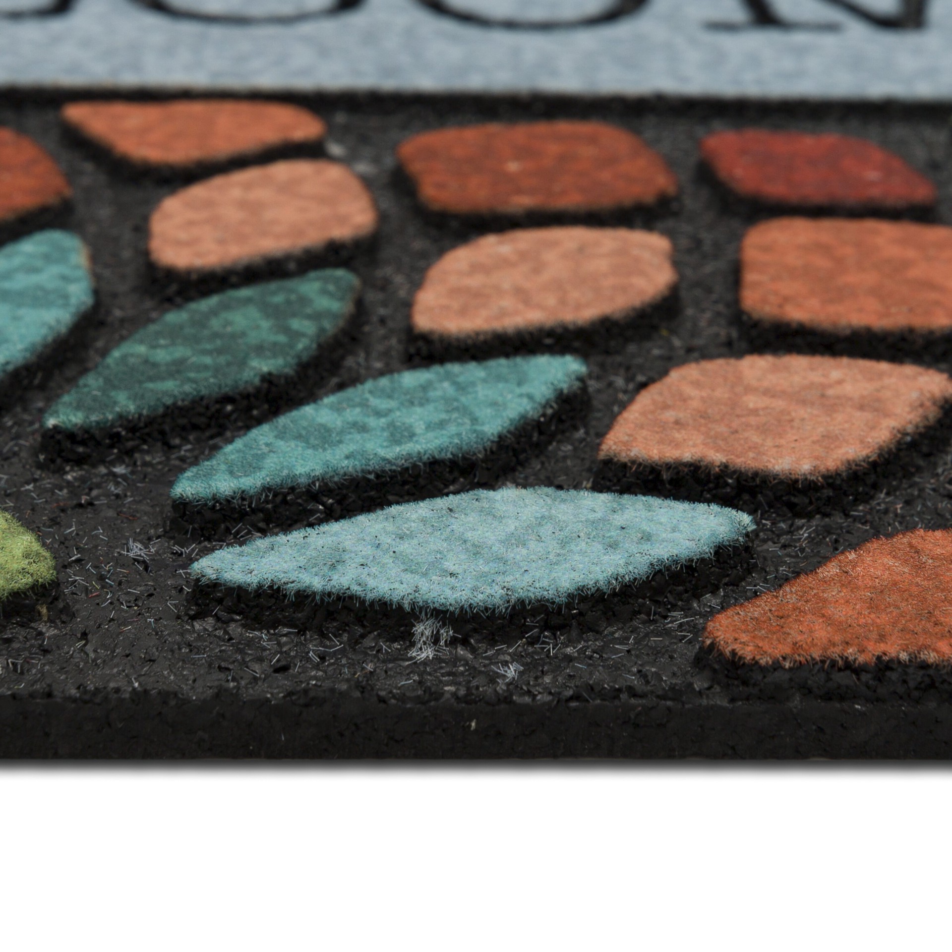 slide 2 of 6, allen + roth 18-in x 30-in Multi Non-Slip Grip Outdoor Spring Door Mat, 1 ct