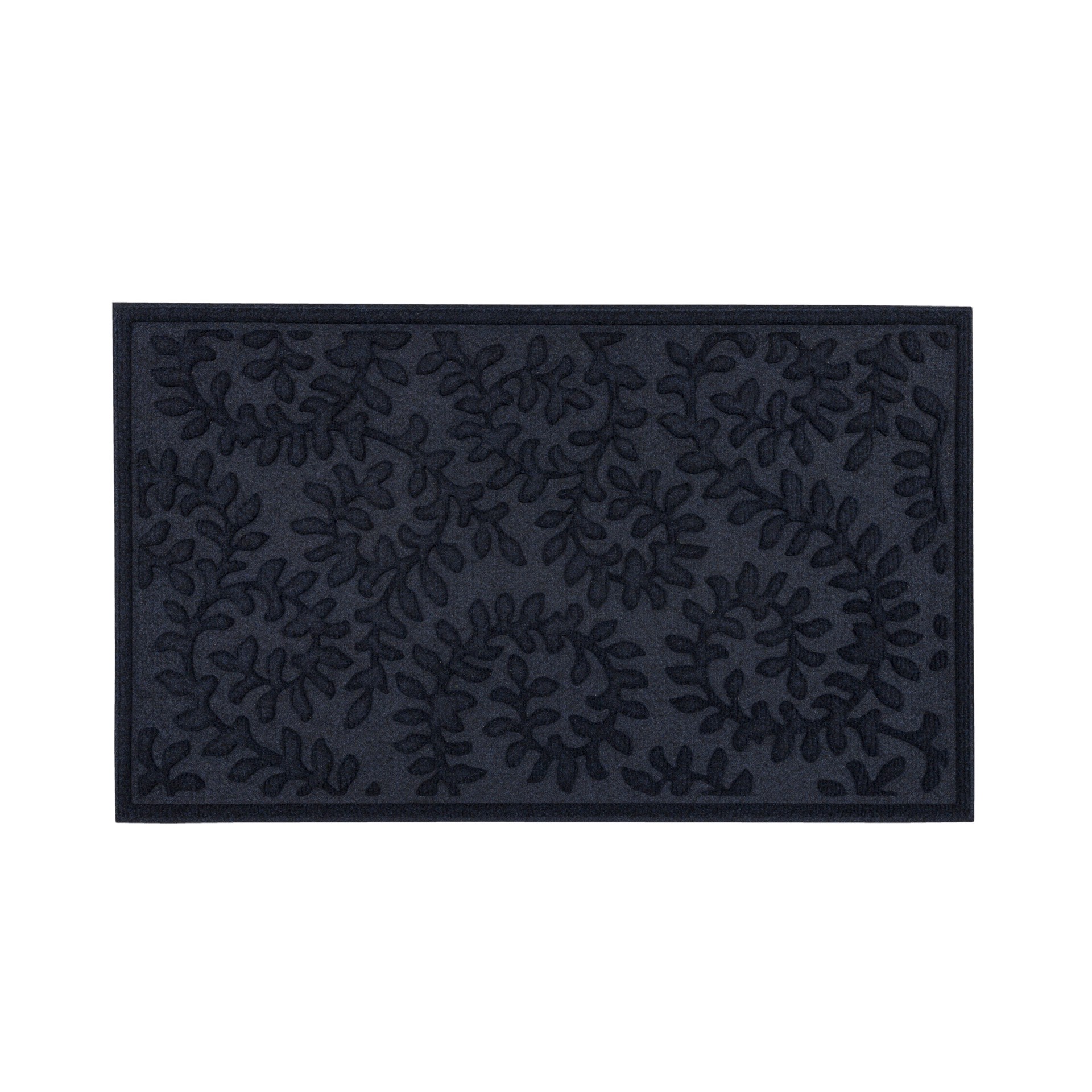 slide 4 of 6, allen + roth 18-in x 30-in Blue Non-Slip Grip Indoor or outdoor Door Mat, 1 ct