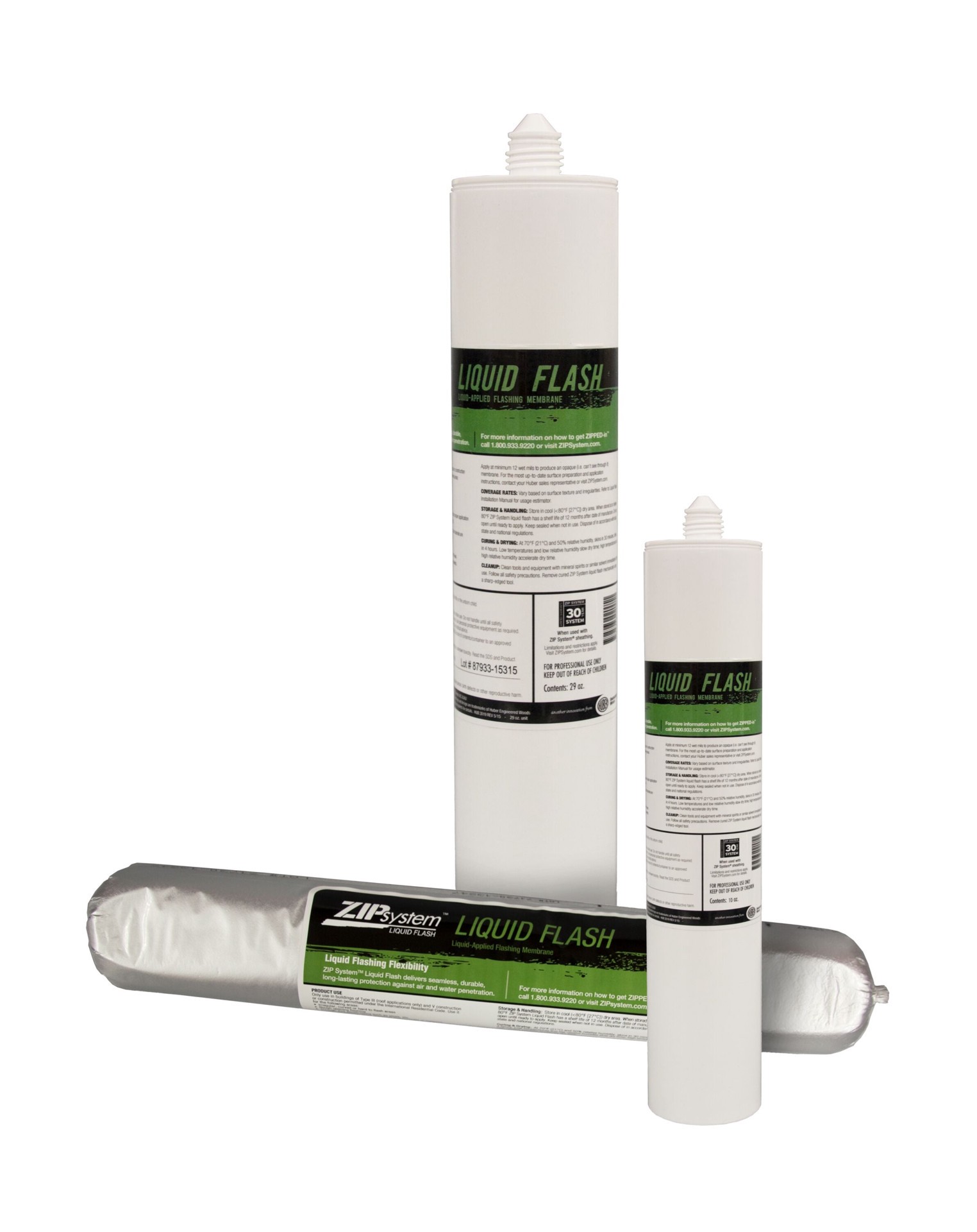 slide 2 of 5, ZIP System Liquid Flash Black Synthetic rubber, 1 ct