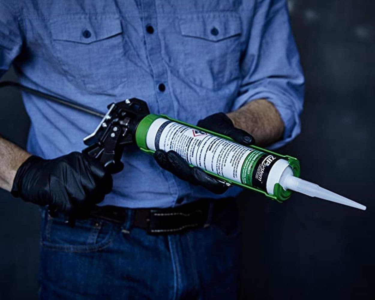 slide 4 of 5, ZIP System Liquid Flash Black Synthetic rubber, 1 ct