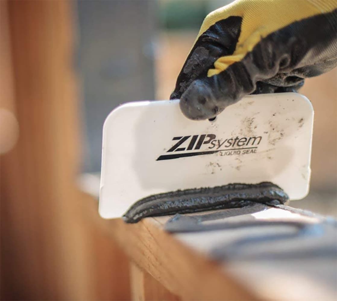 slide 5 of 5, ZIP System Liquid Flash Black Synthetic rubber, 1 ct