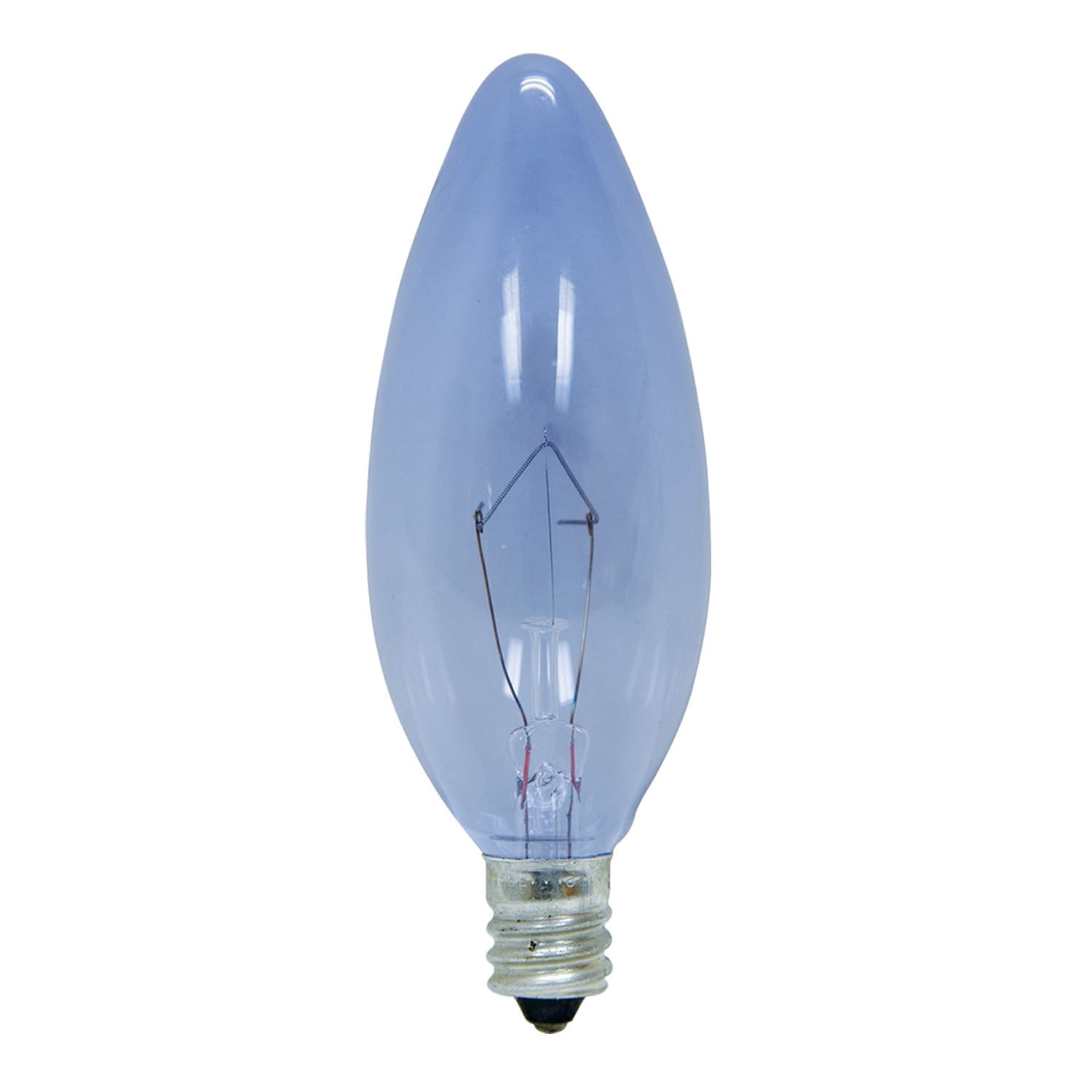 slide 3 of 4, GE 25 -Watt EQ B10 Soft white Candelabra base (E-12) Dimmable Incandescent Decorative Light Bulb 4 -Pack, 1 ct