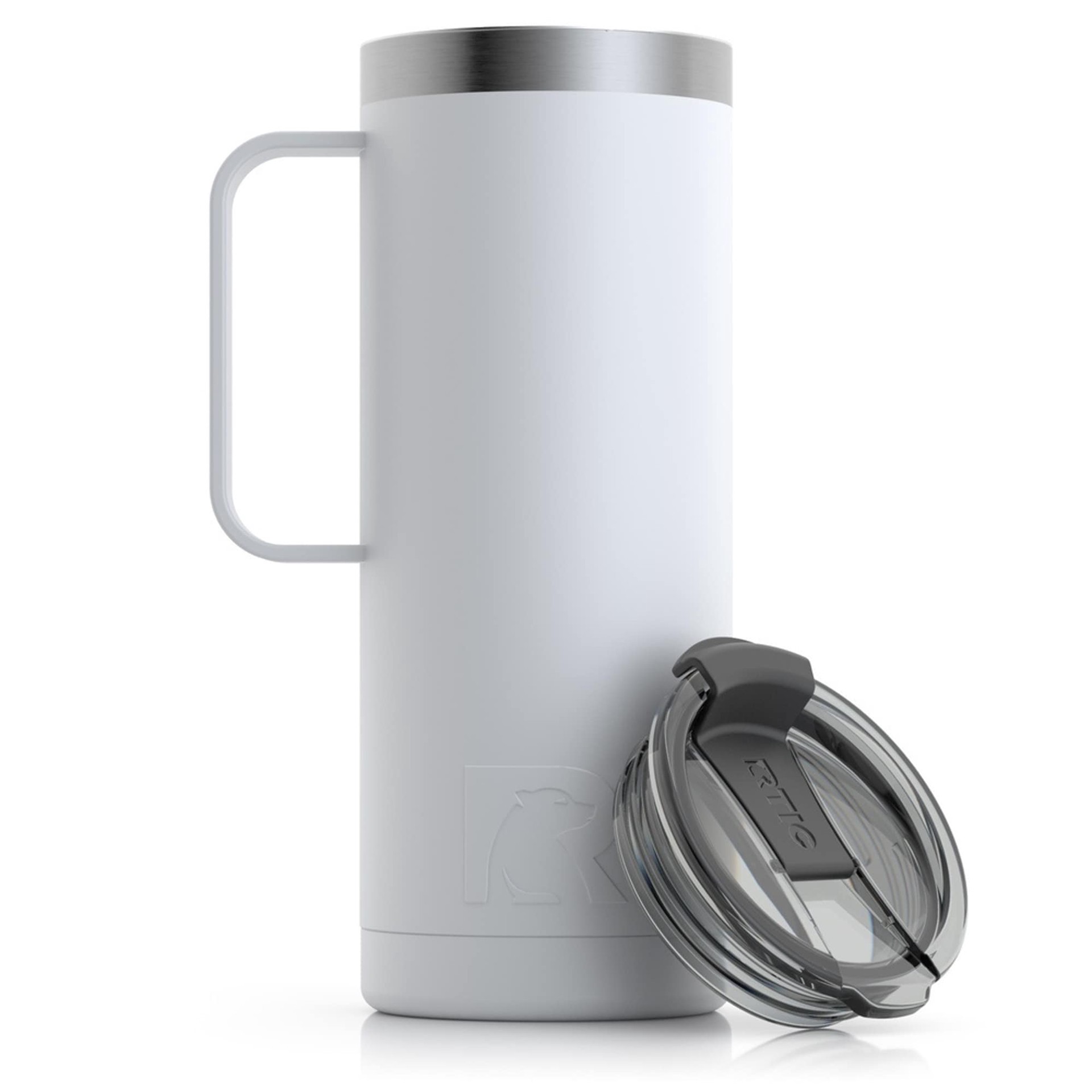 slide 2 of 6, RTIC Outdoors 20-fl oz -fl oz Stainless steel Insulated Travel mug - White, 1 ct