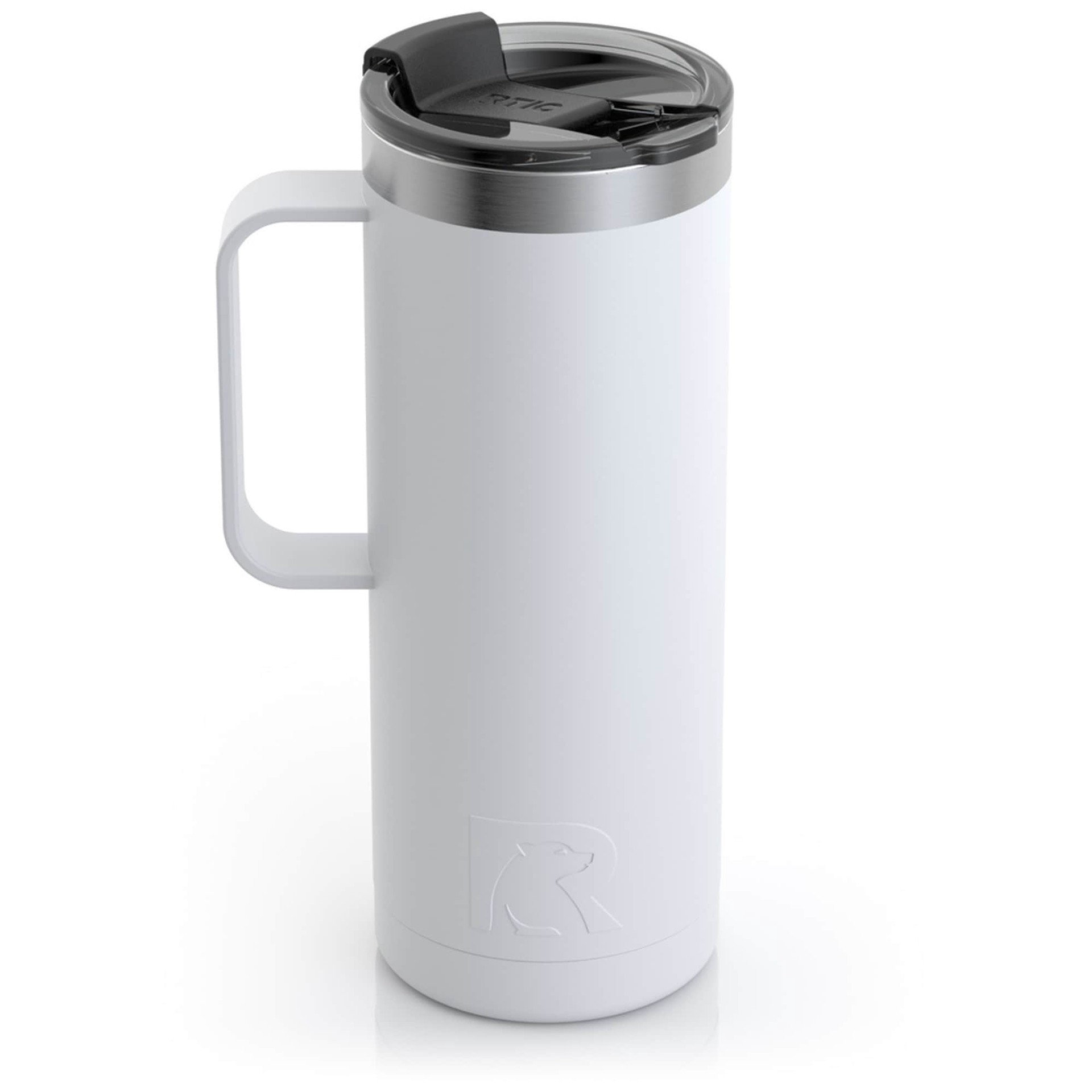 slide 1 of 6, RTIC Outdoors 20-fl oz -fl oz Stainless steel Insulated Travel mug - White, 1 ct